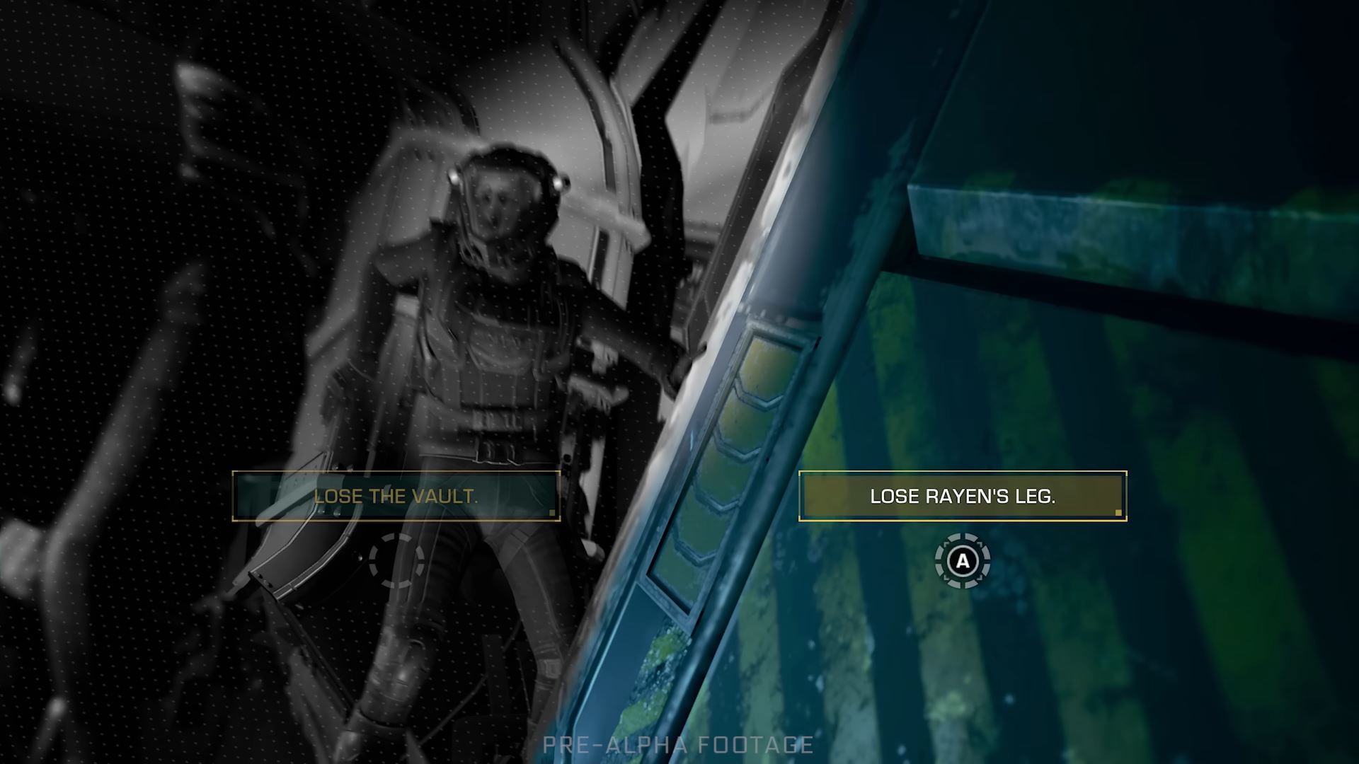 Choosing between a leg and a vault