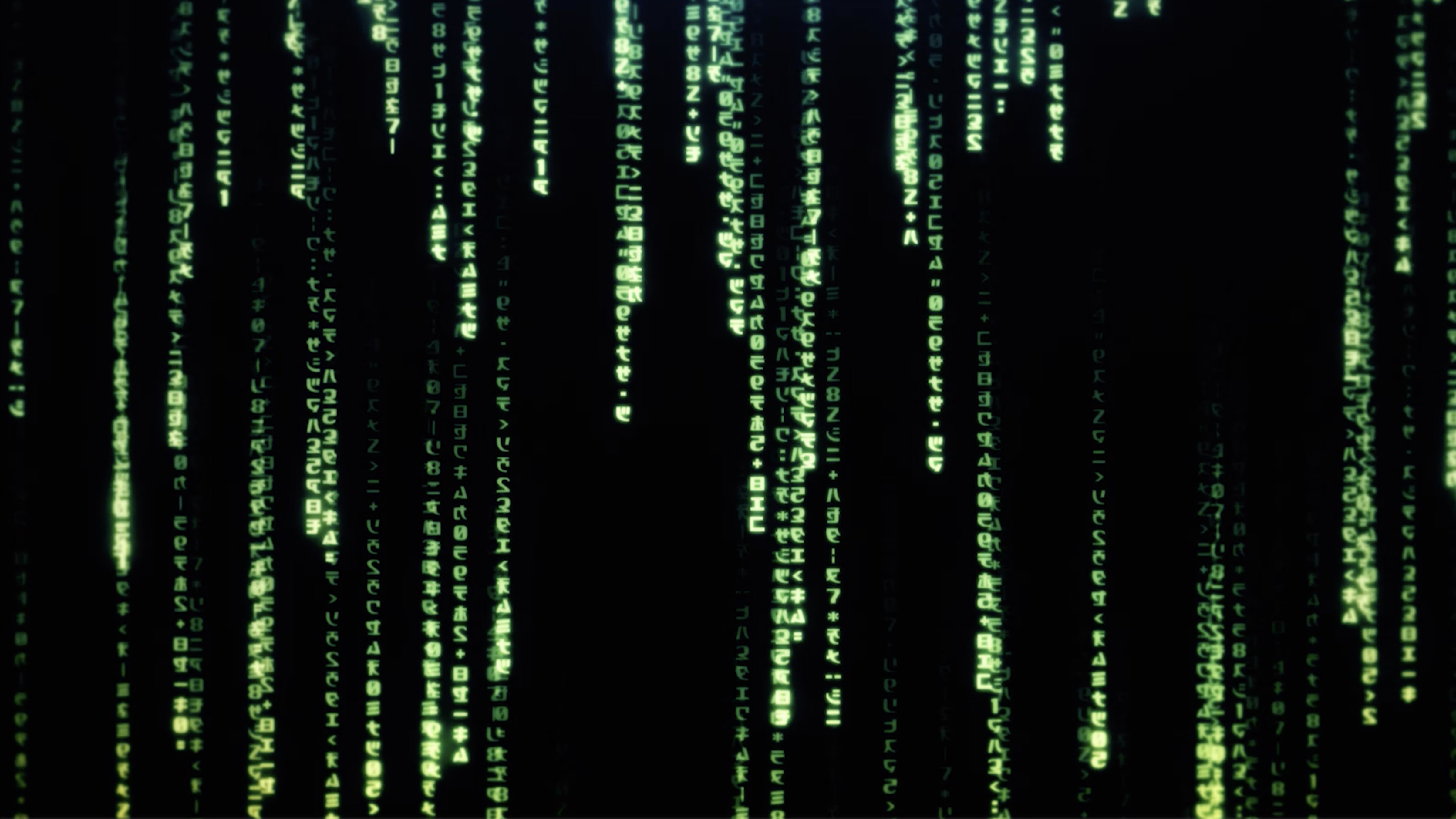 The Matrix code.