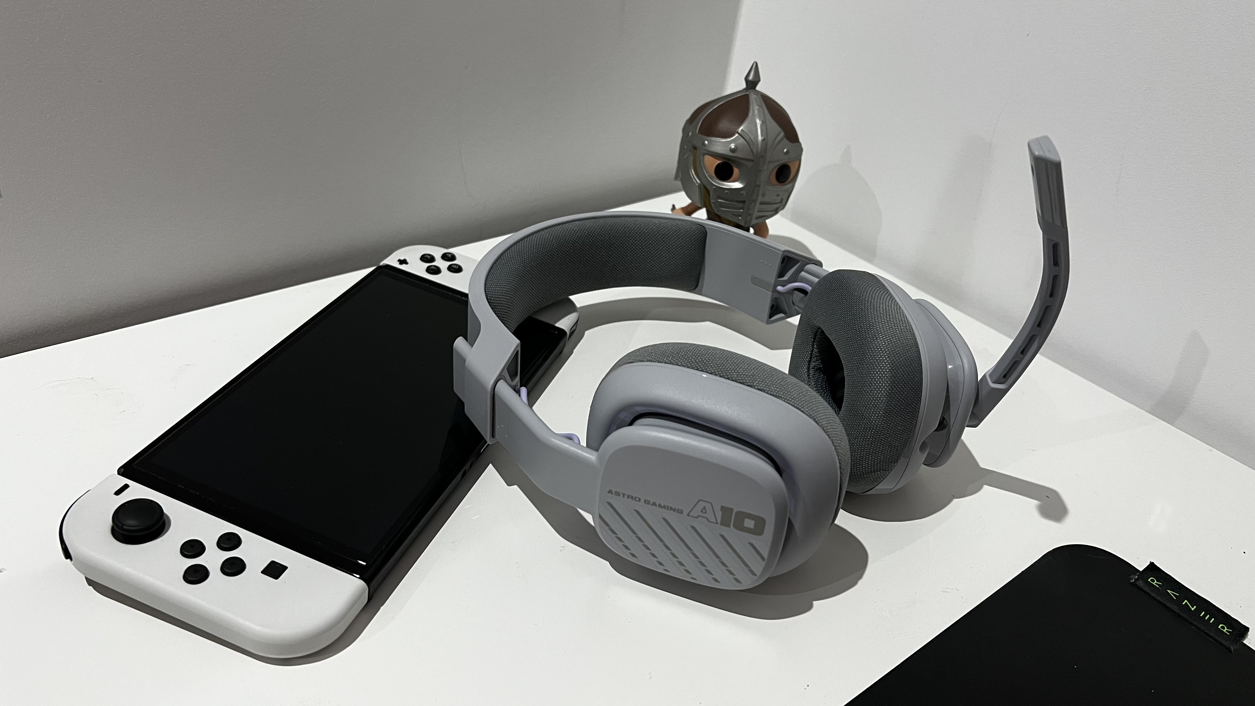 The Logitech G Astro A10 Gen 2 with its mix extended