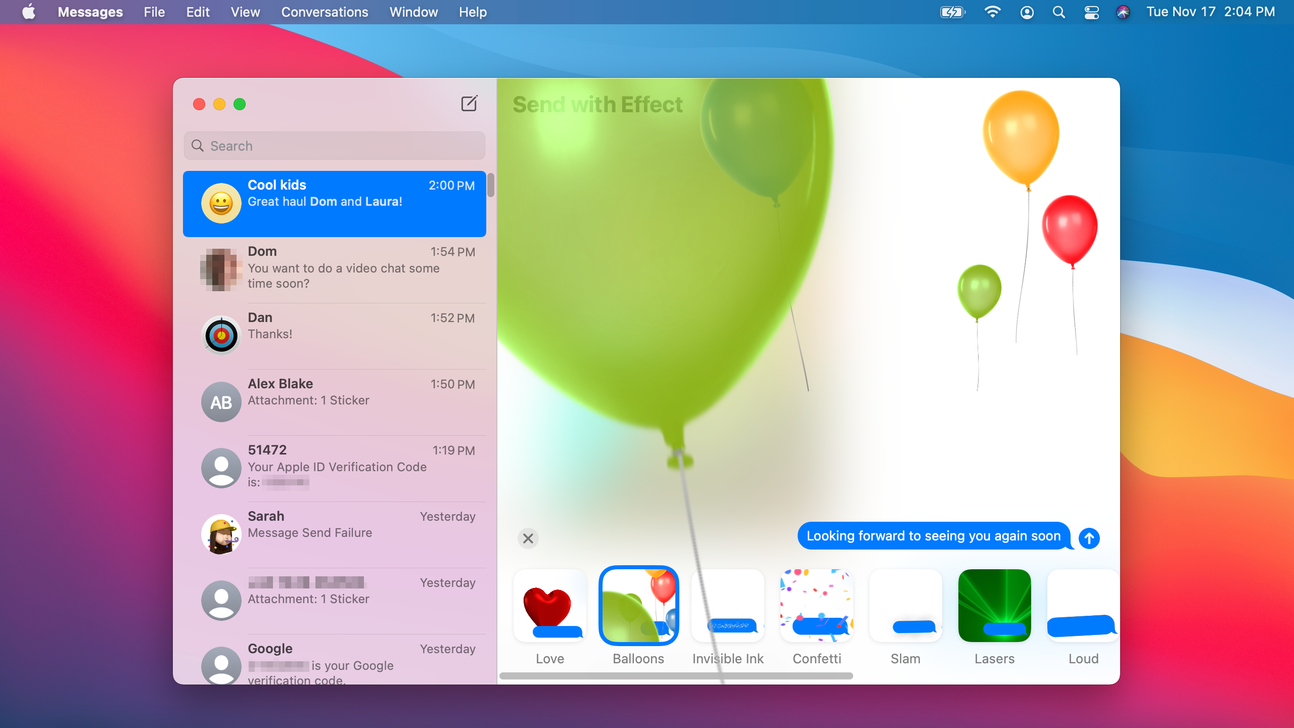 Boost your conversations with macOS Big Sur Messages