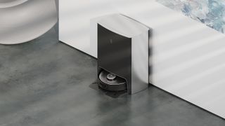 Ecovacs Deebot X1 Omni robot vacuum in it's charging station