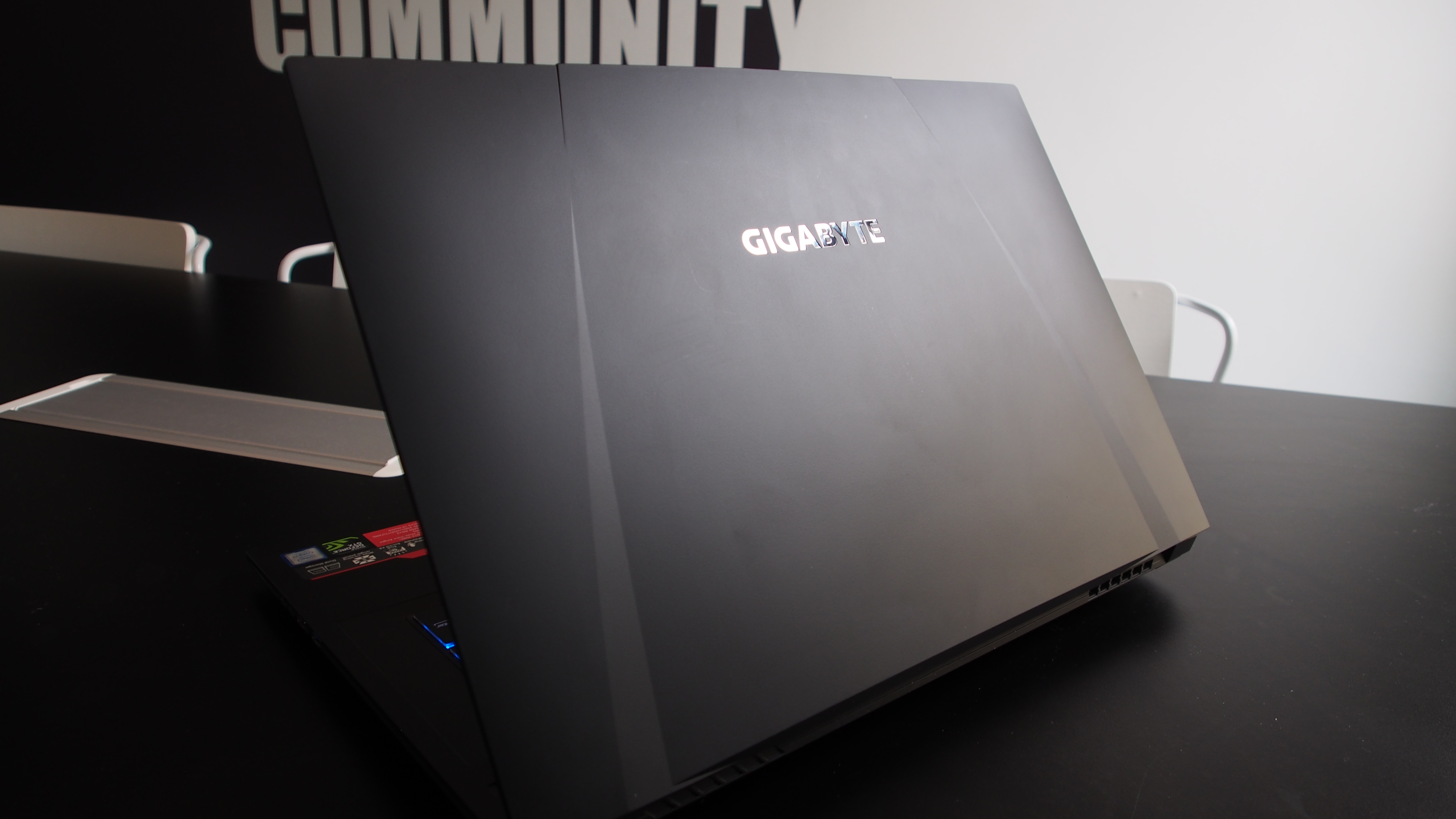 The Sabre 17's design means it wouldn't look out of place in an office