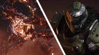 Ifrit in FF16 & Doom Slayer in Doom The Dark Ages