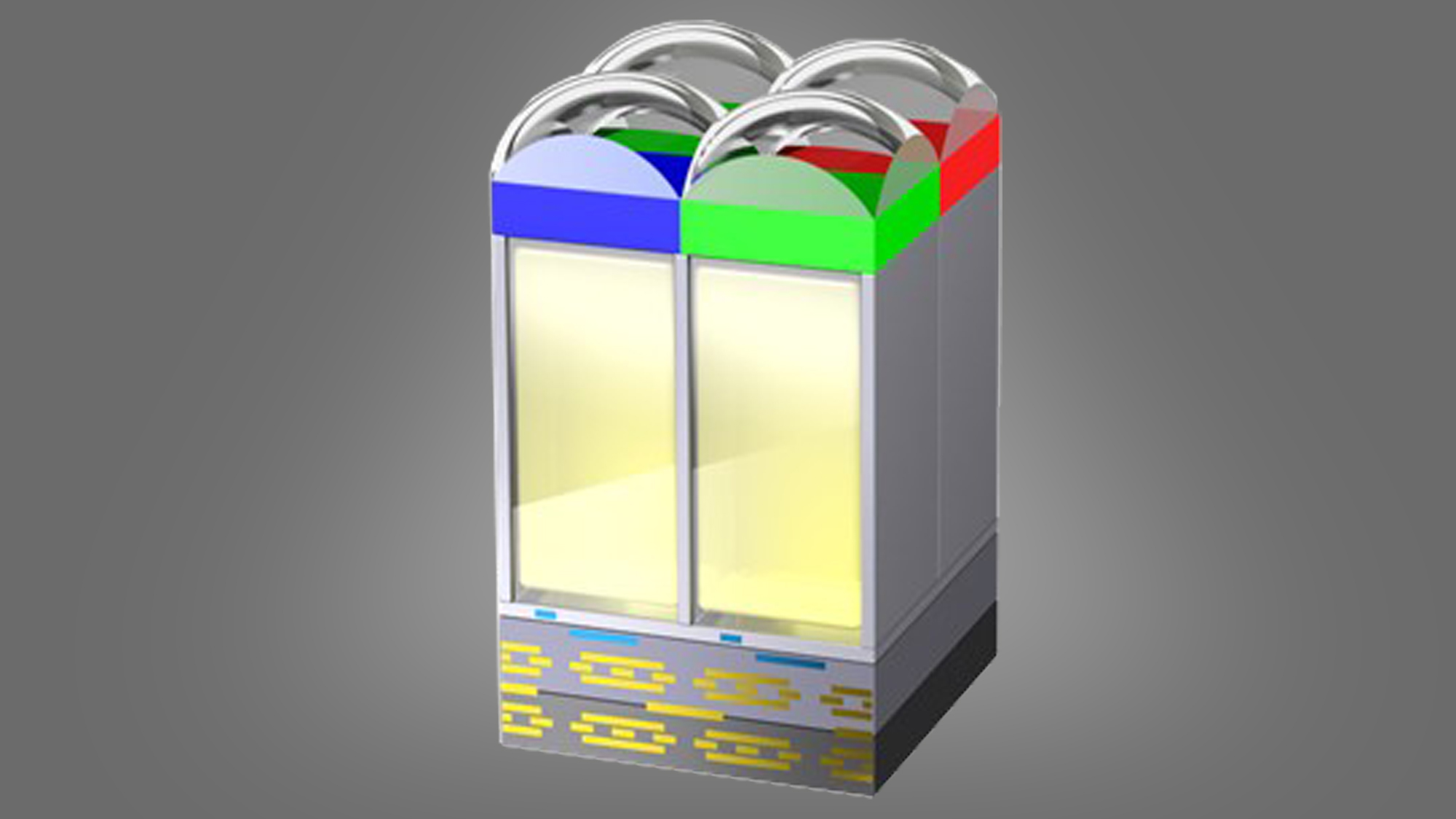 A diagram showing the cross-section of a Sony image sensor