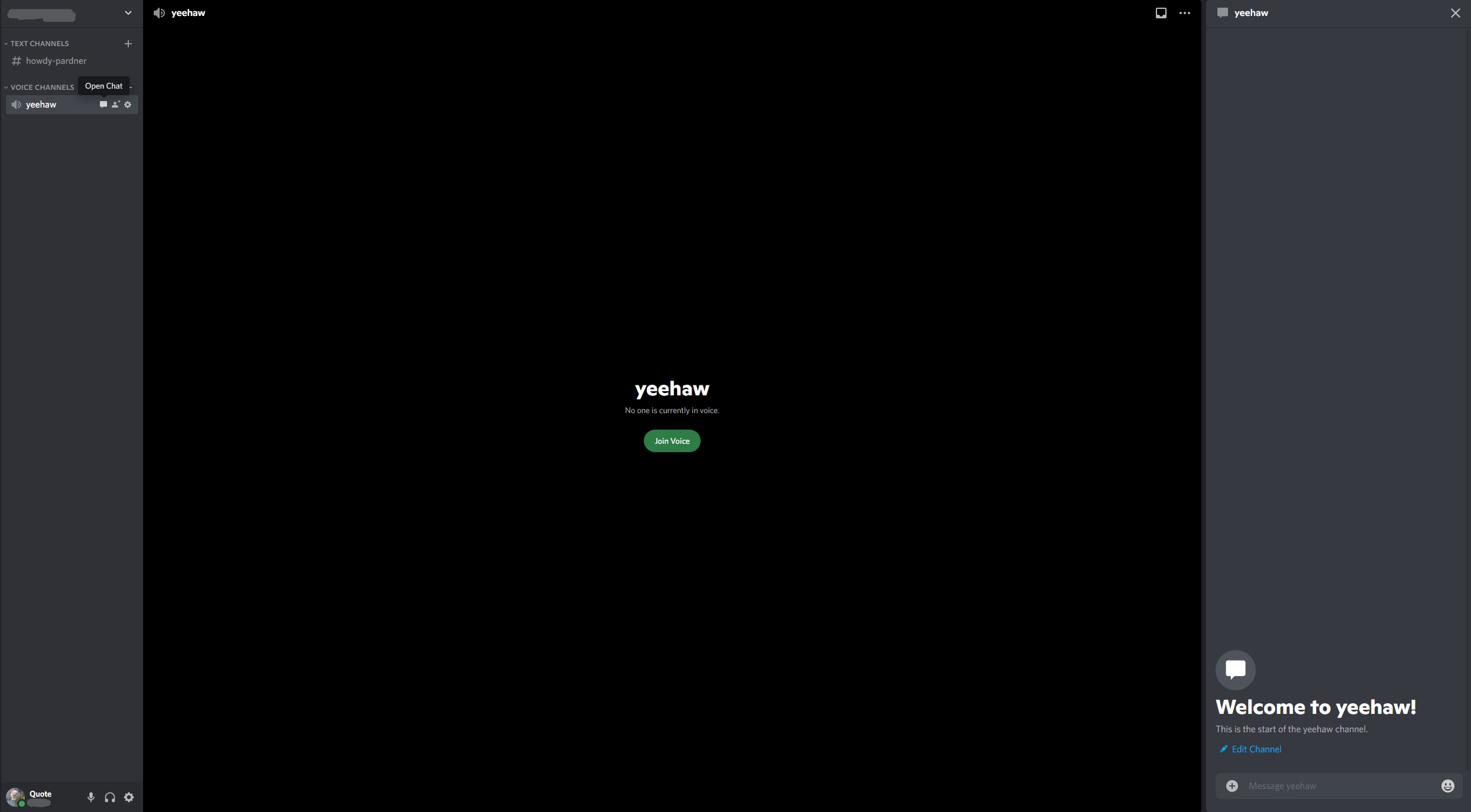 Discord Text Channels