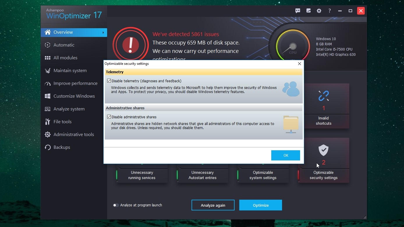 Ashampoo WinOptimizer 17