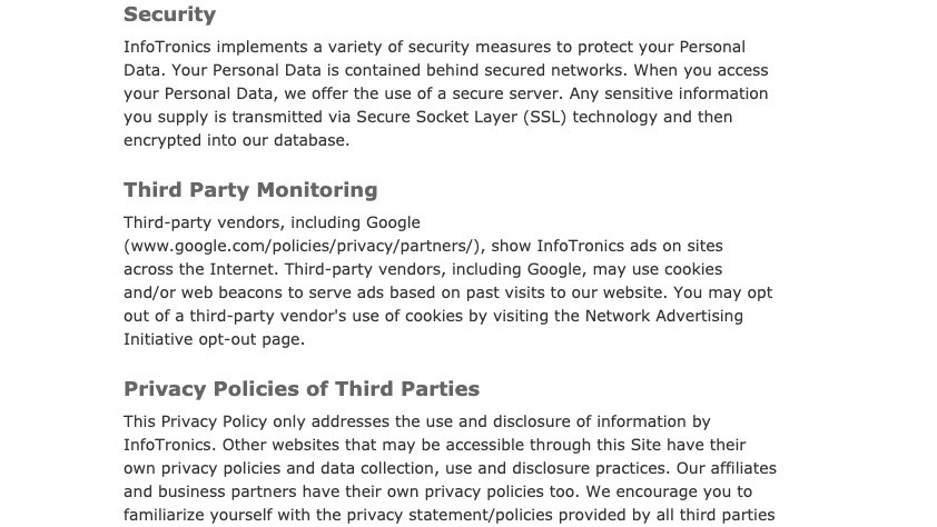 InfoTronics review 7