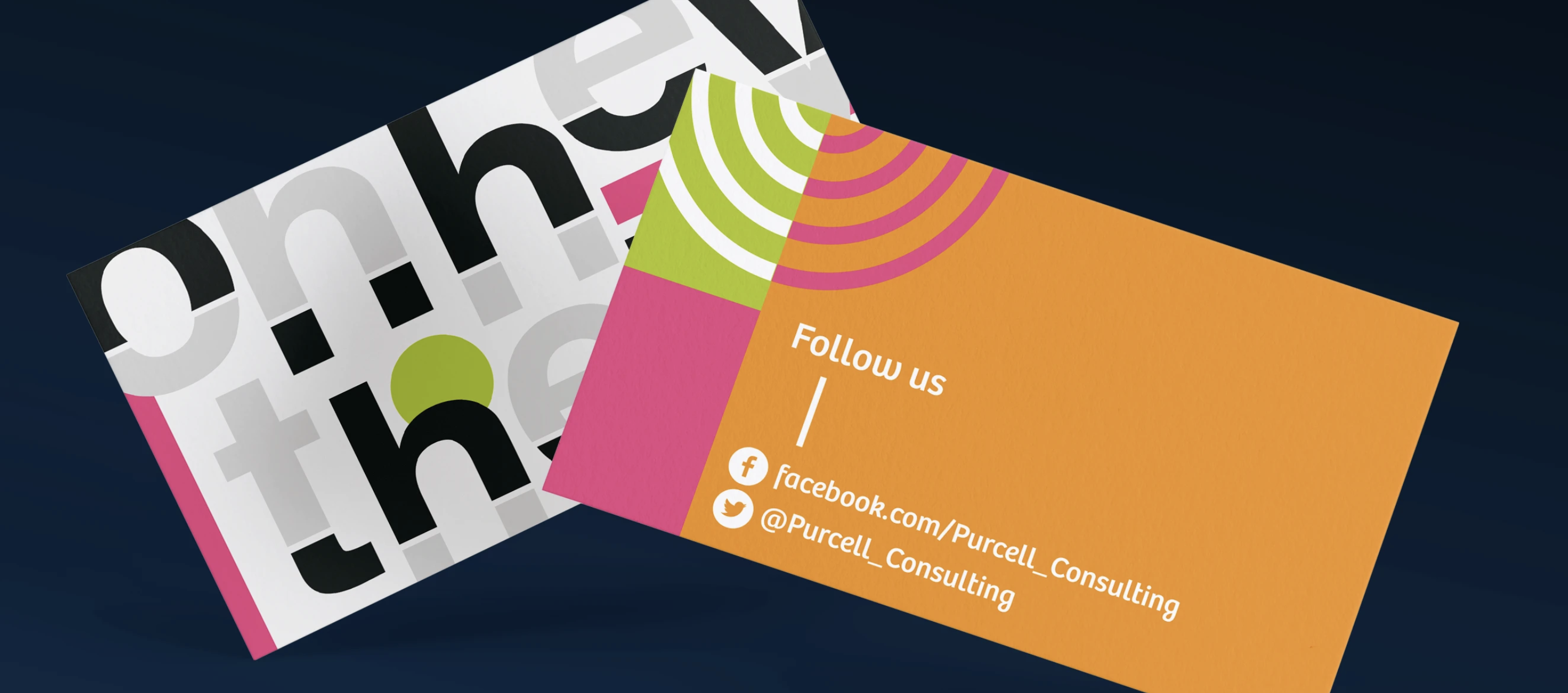 Vistaprint business card social media icon