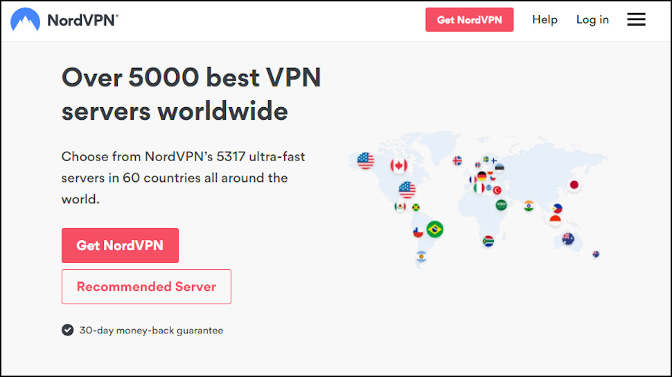 NordVPN website