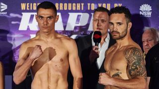 Tim Tszyu and Bowyn Morgan face off