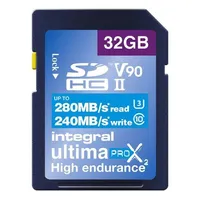 Integral UltimaPro X2 SD memory card (32GB): £49.99 now £29.99 at Jessops Integral UltimaPro X2 SD memory card (32GB): £49.99 now £29.99 at Jessops