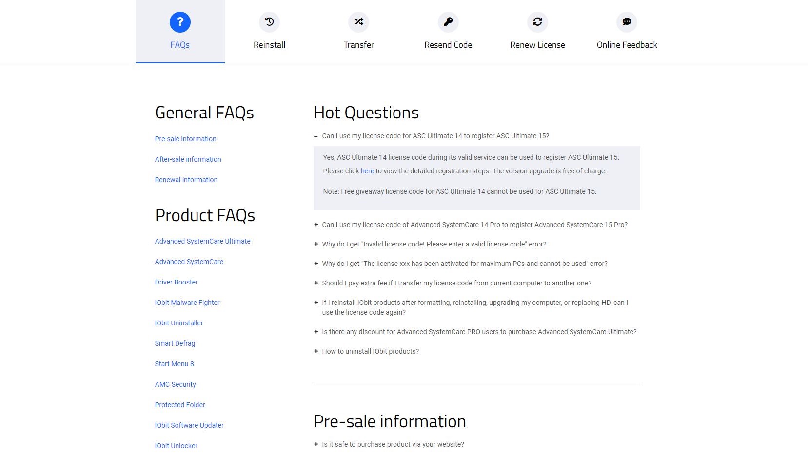 FAQs