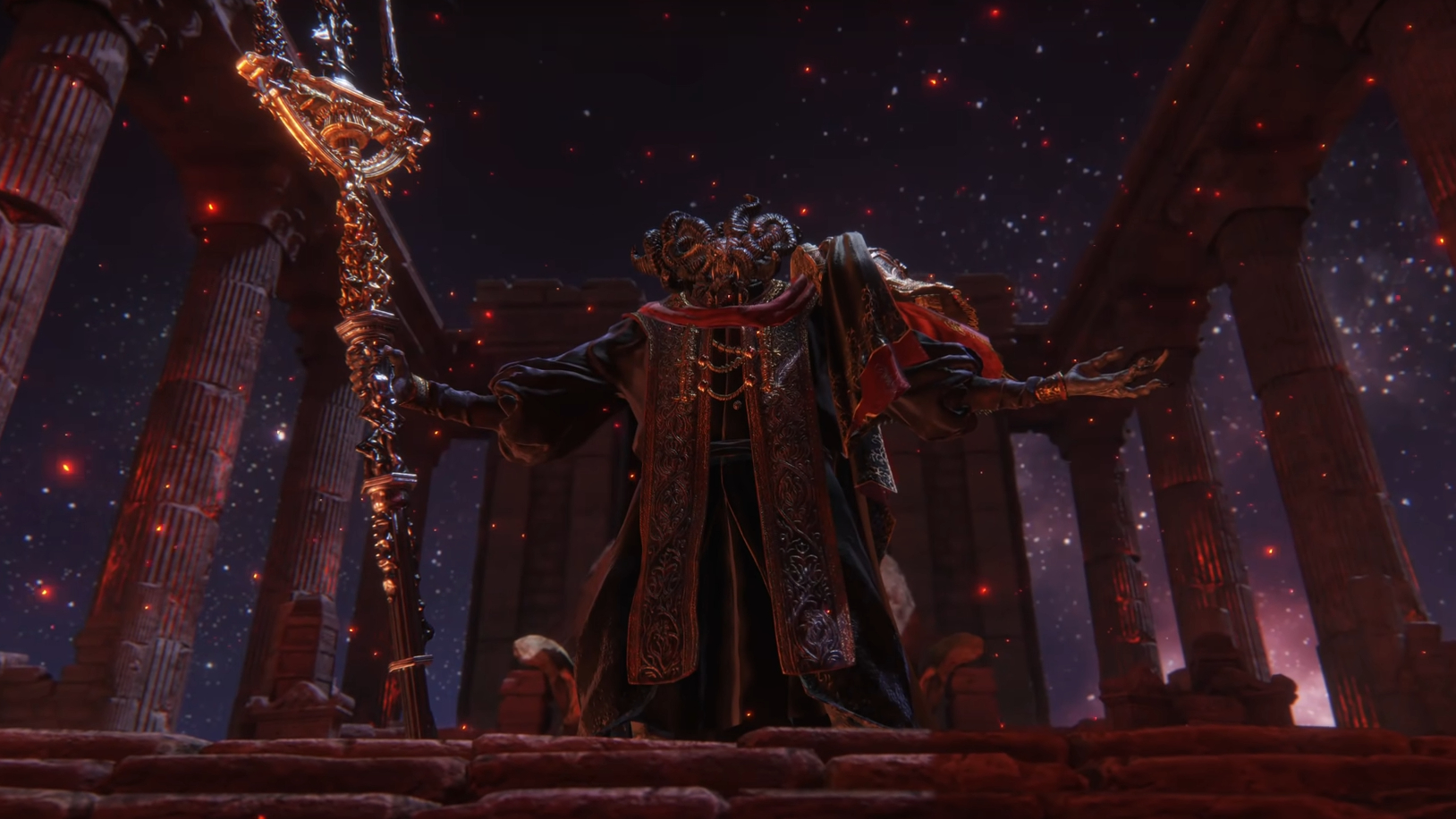 Elden Ring Mohg Lord of Blood boss fight