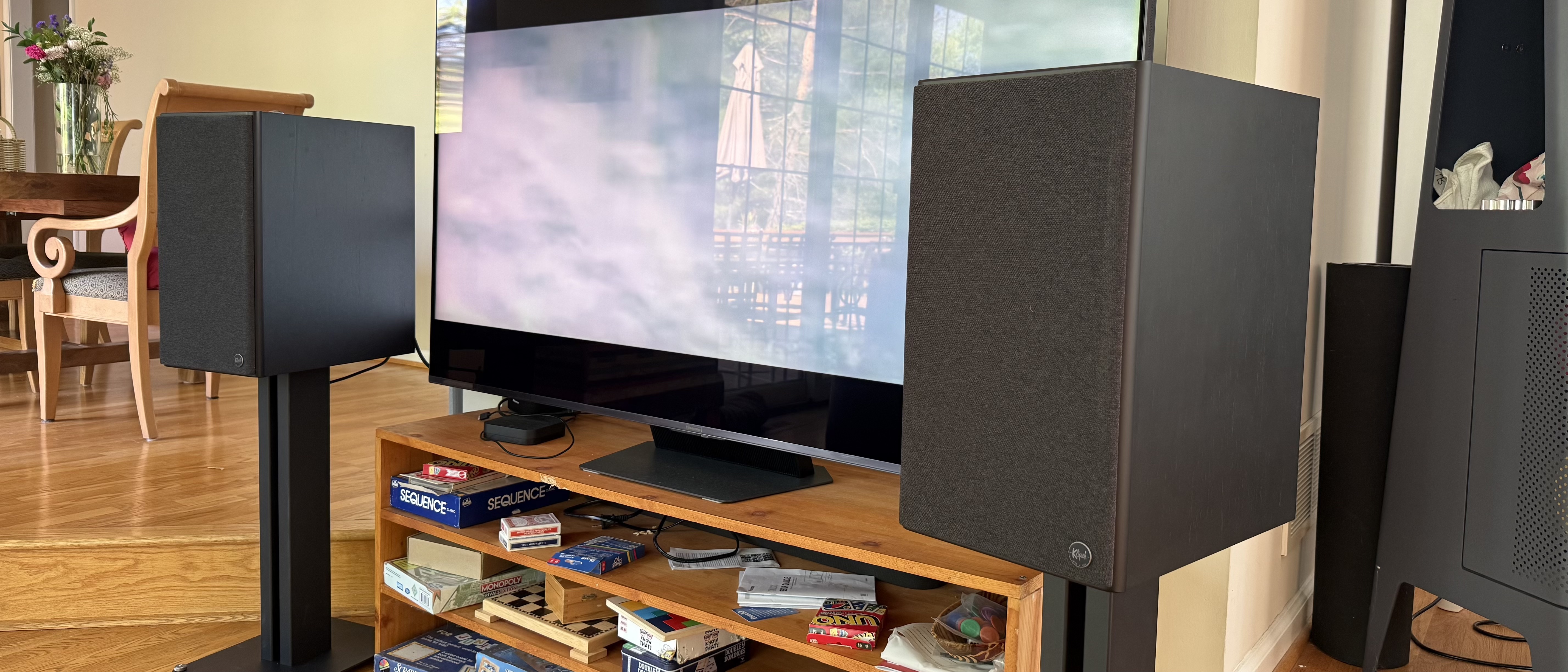 The Klipsch The Nines II are great for use with a TV