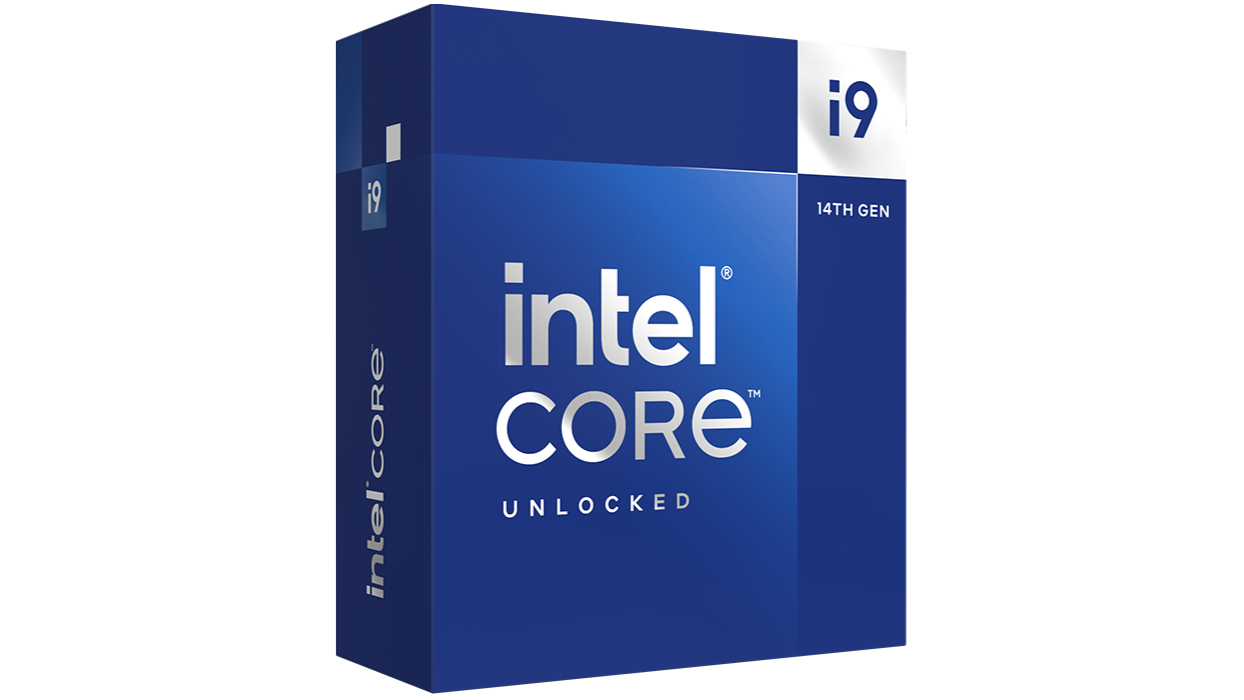 An Intel Core i9-14900K against a white background