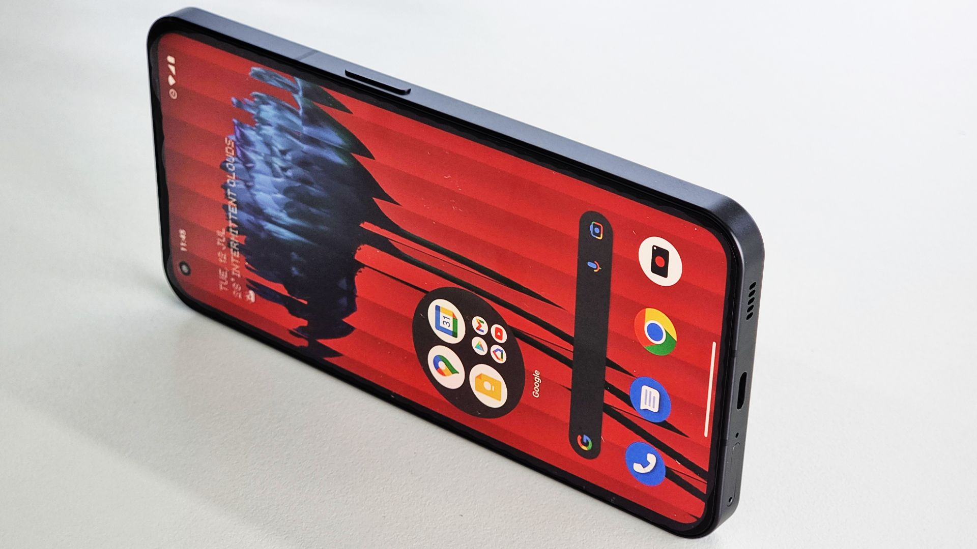 Nothing Phone 1 side front on table