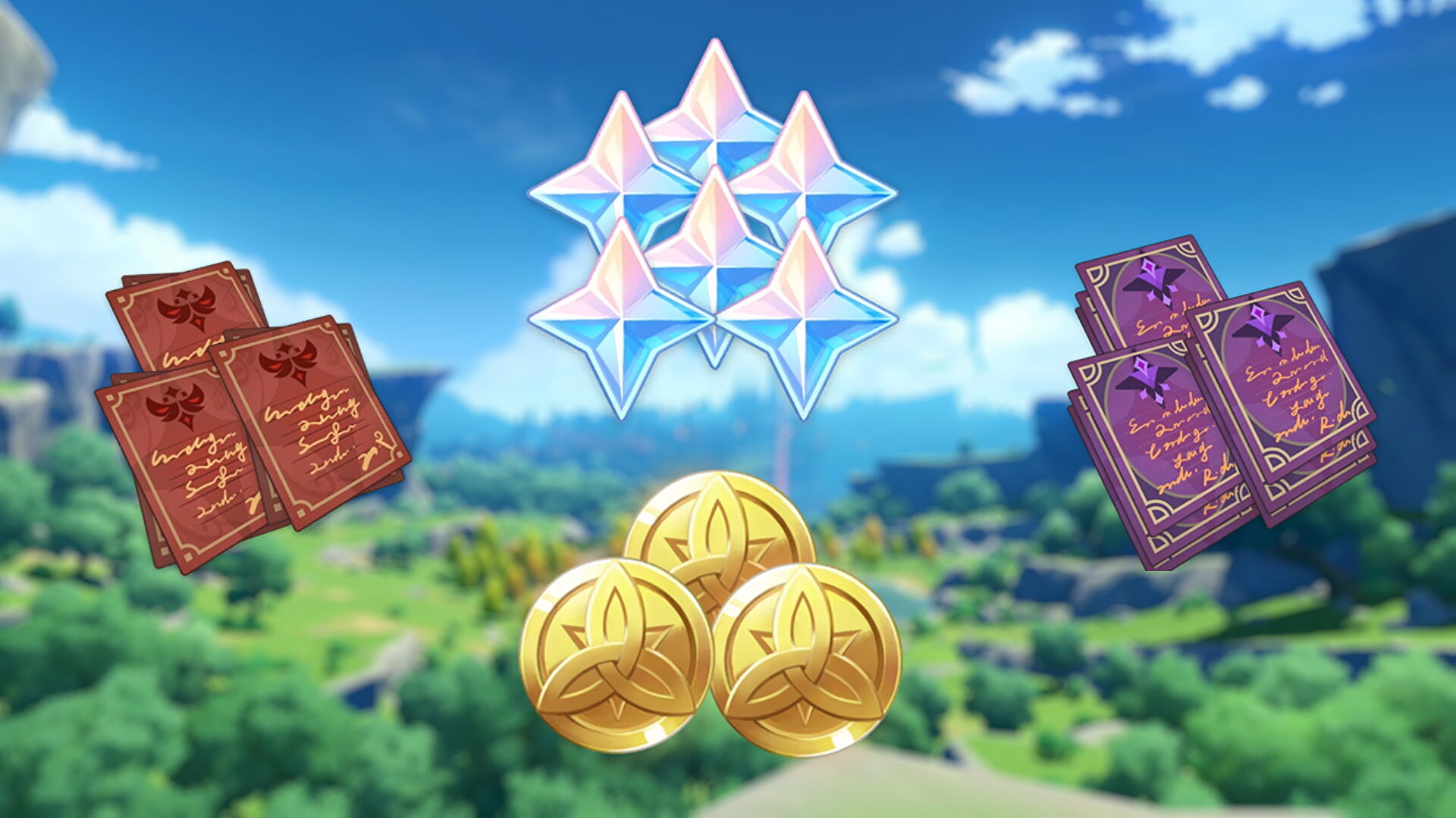 Genshin Impact codes, loot of various kinds