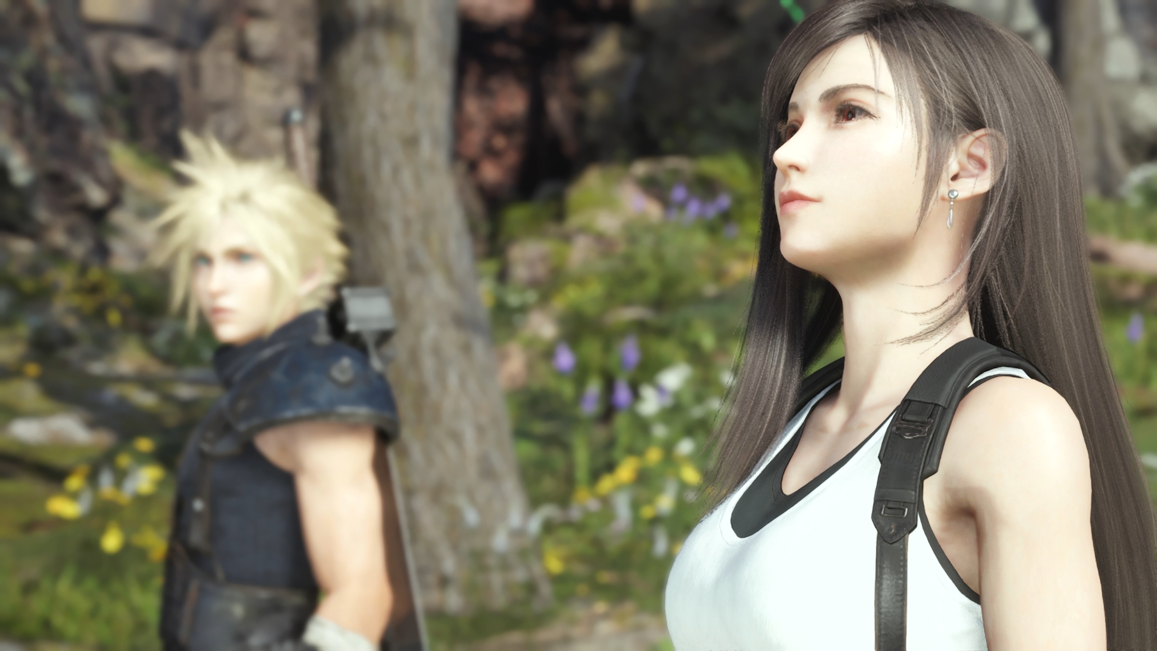 A screenshot of Final Fantasy 7 Rebirth running on Nintendo Switch 2.