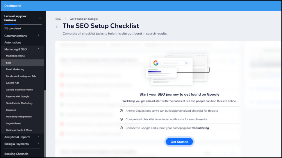 Wix SEO checklist