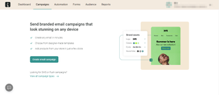 Omnisend dashboard