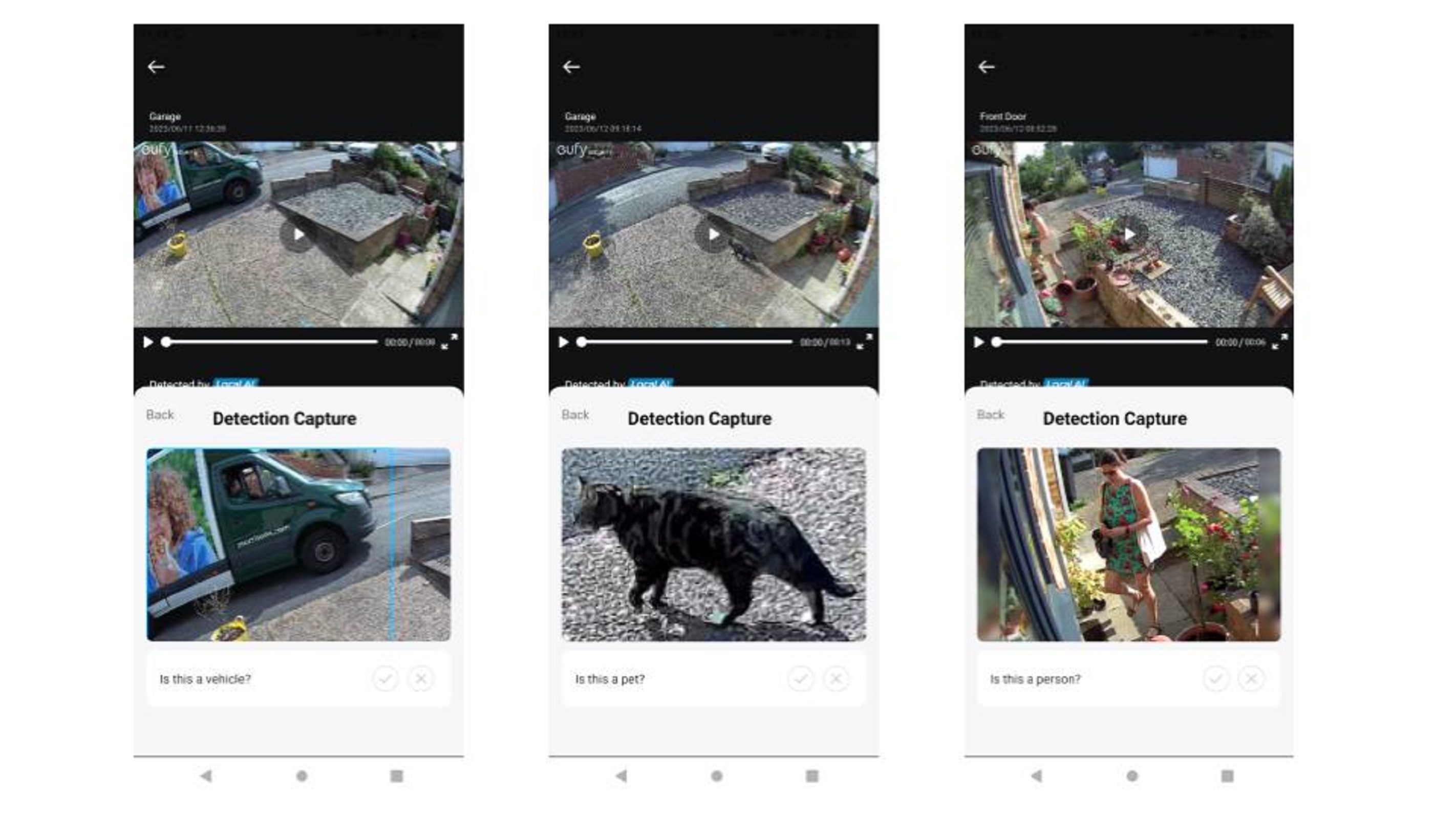 detection capture on the eufy cam 3