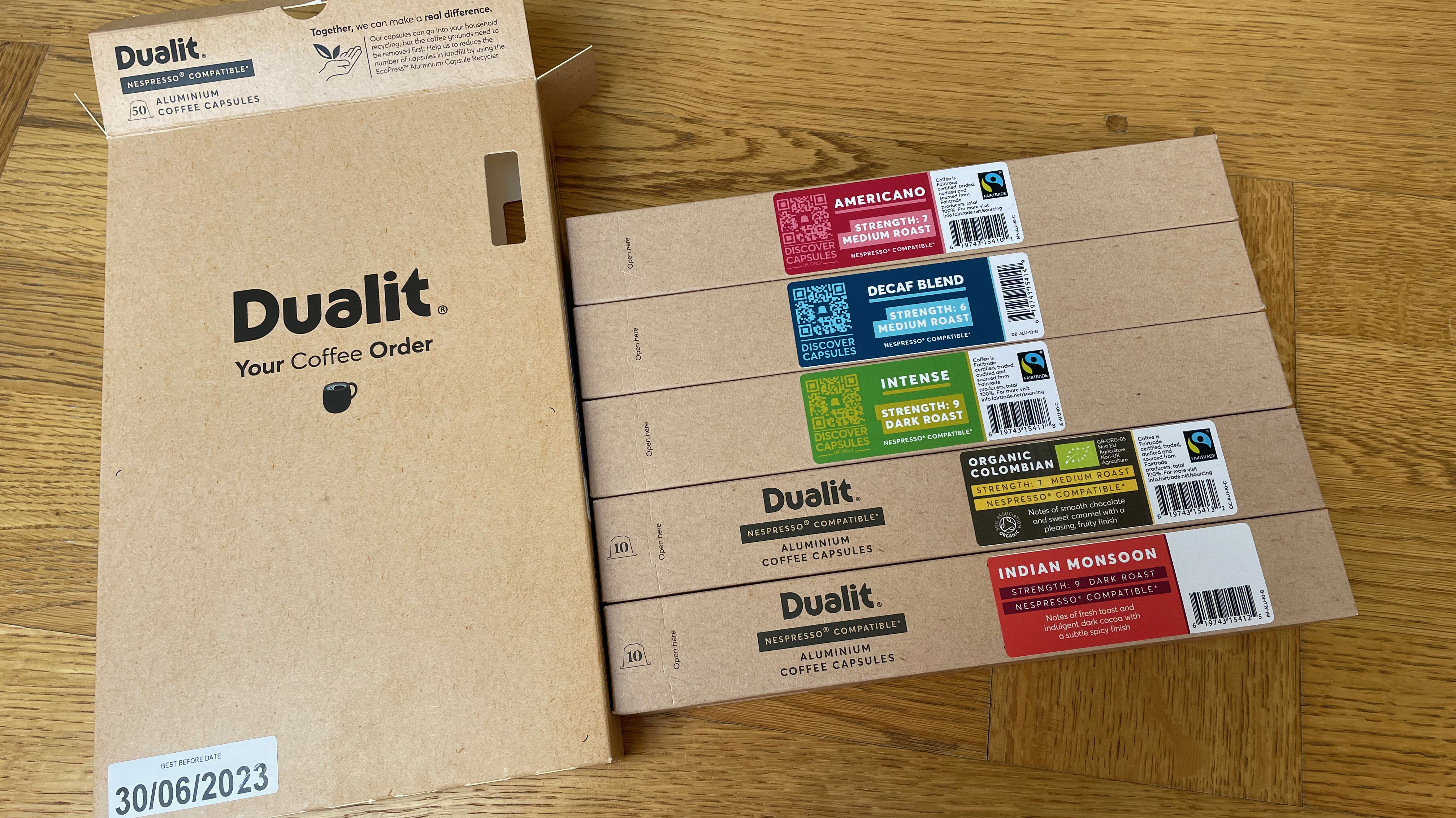 Image of Dualit coffee machine pods