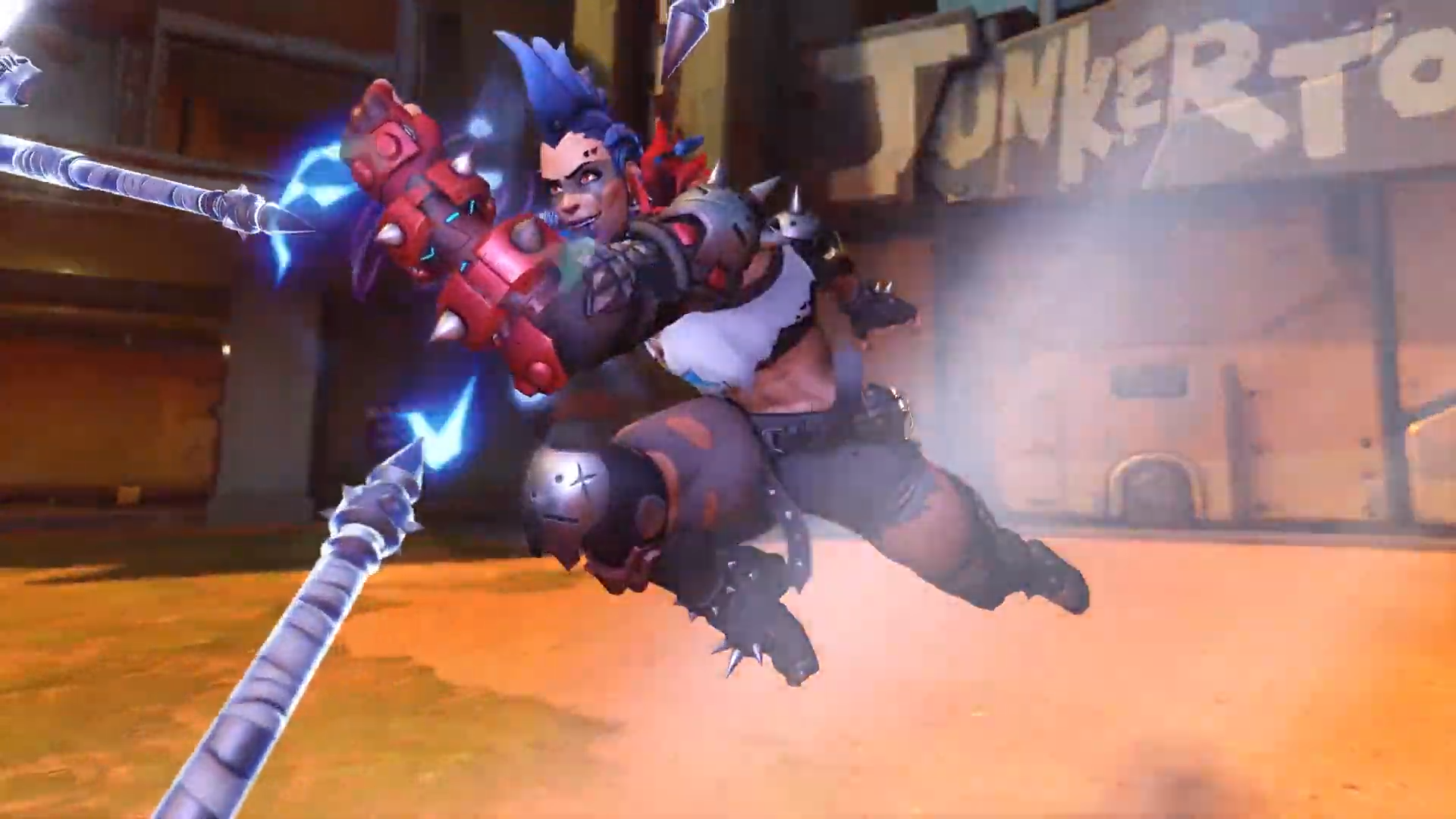 Overwatch 2 hero Junker Queen dives into the action