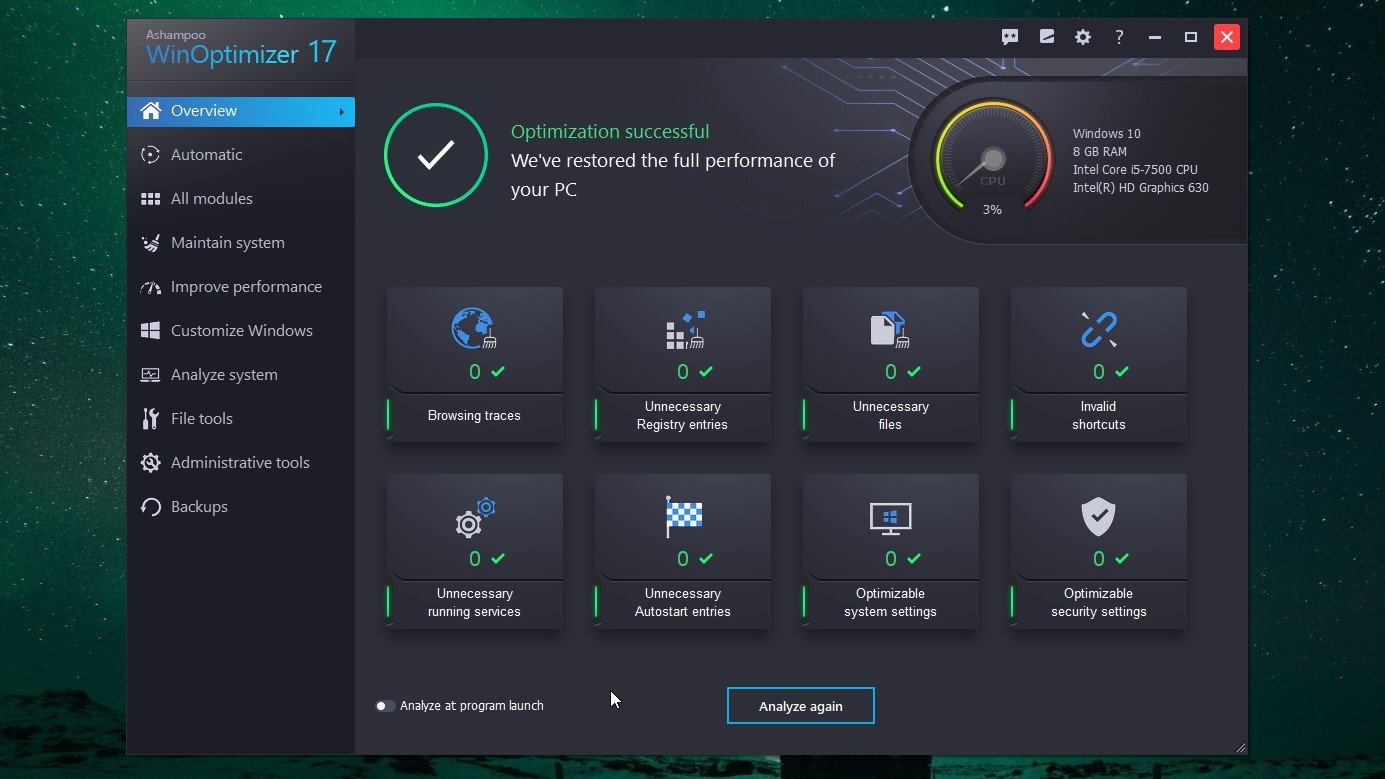 Ashampoo WinOptimizer 17
