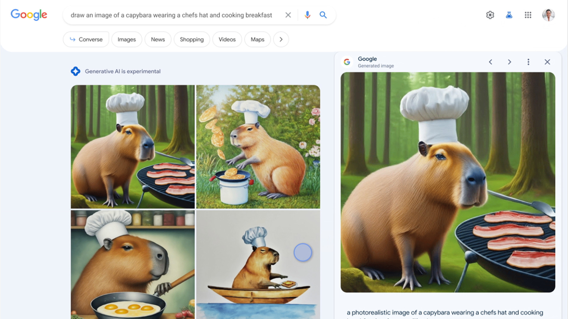 Google SGE image generator