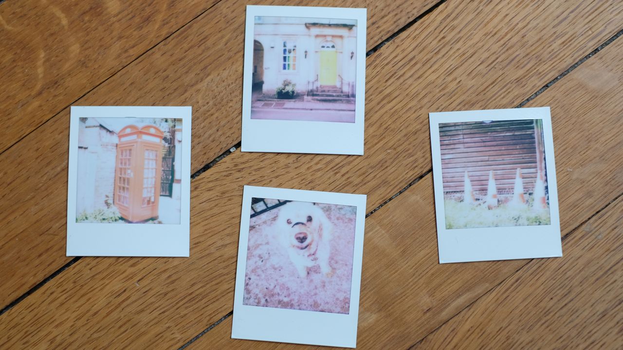 Photograph of prints made with Polaroid Go Gen 3