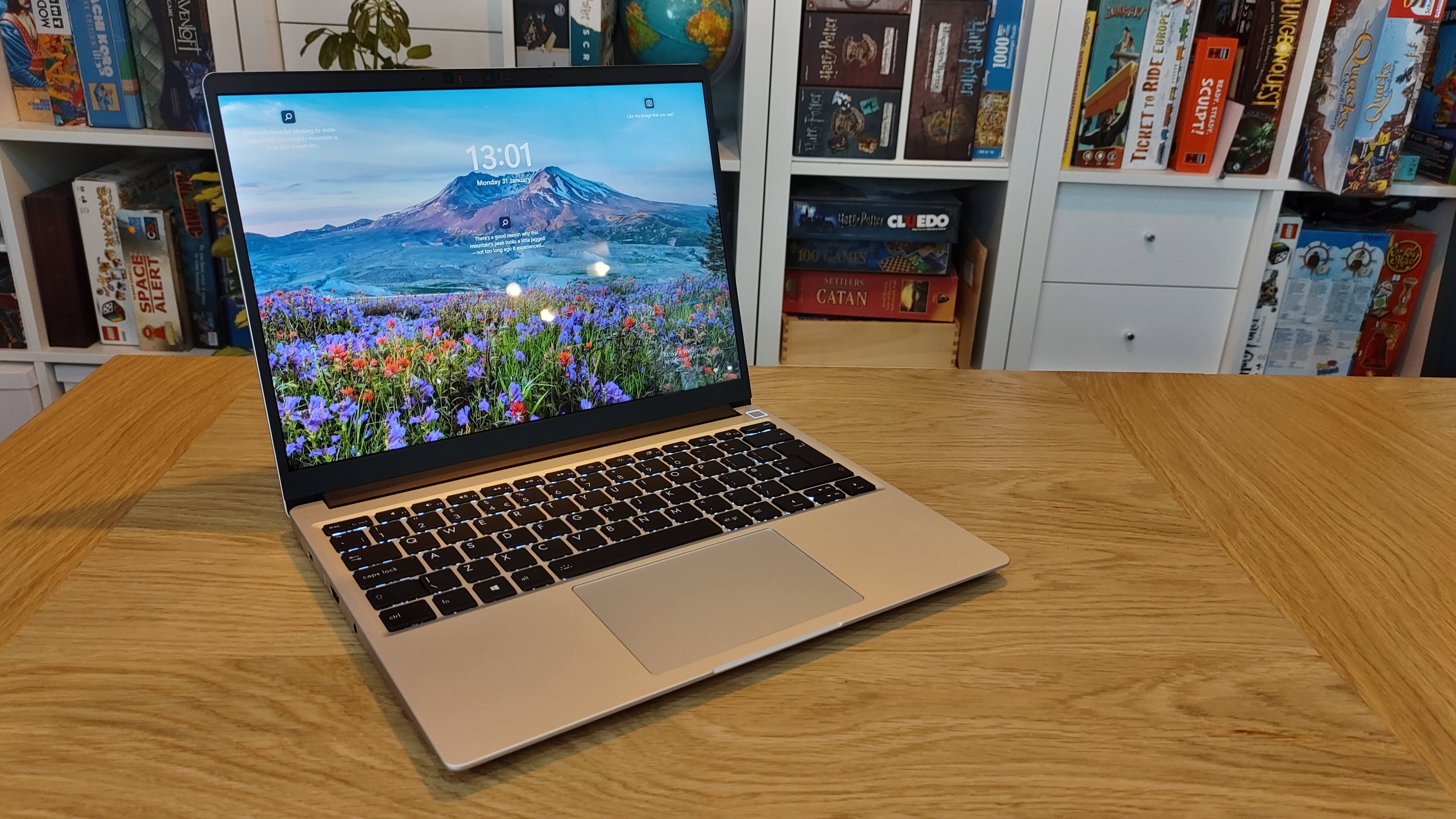 Framework Laptop DIY Edition on a wood desk