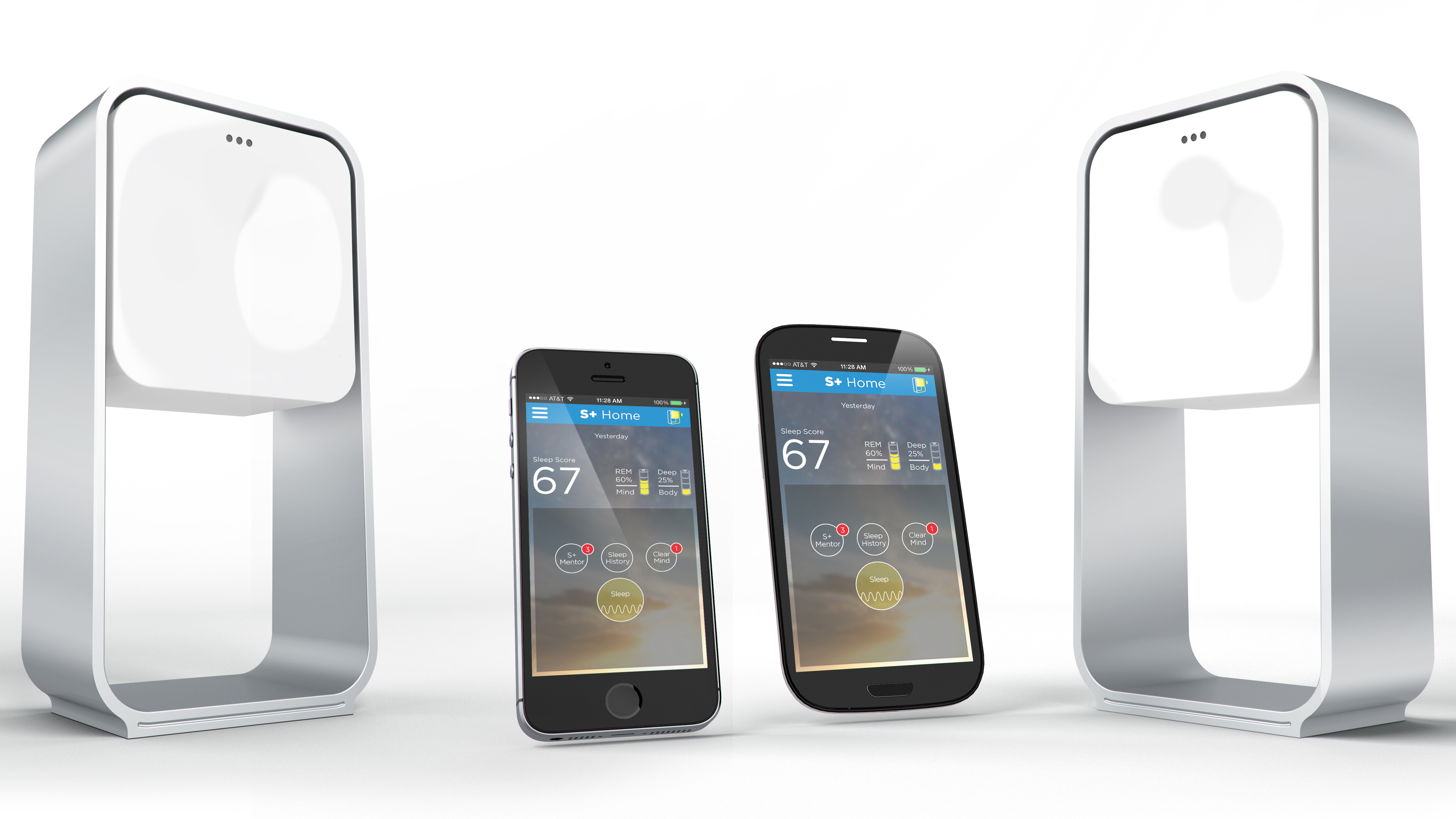 The S+ Sensor from ResMed uses radio waves to track your sleep.