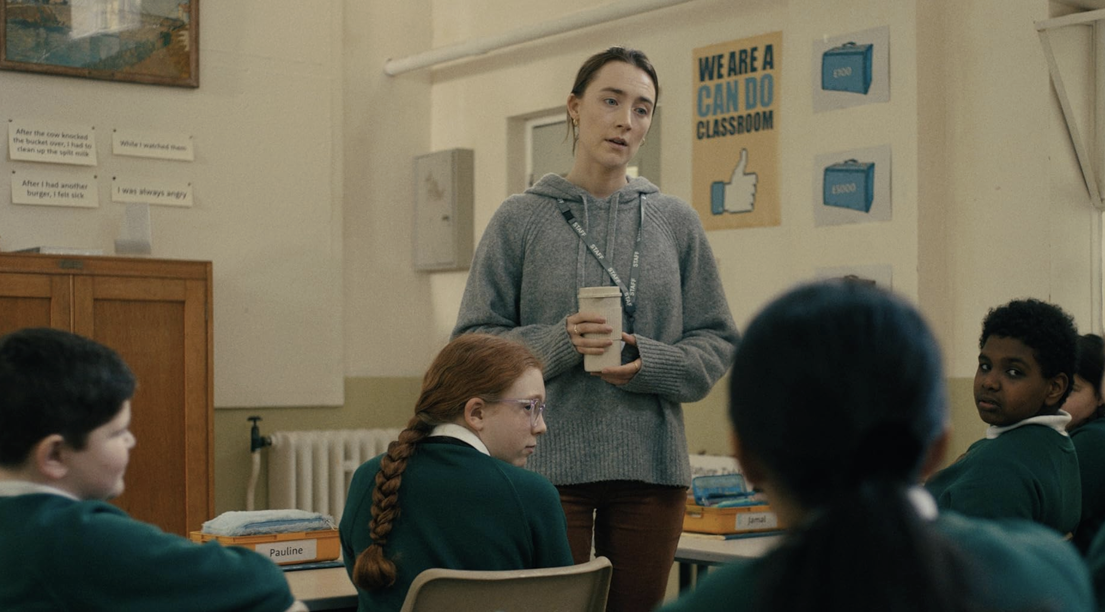 Saoirse Ronan as a teacher in Bad Apples