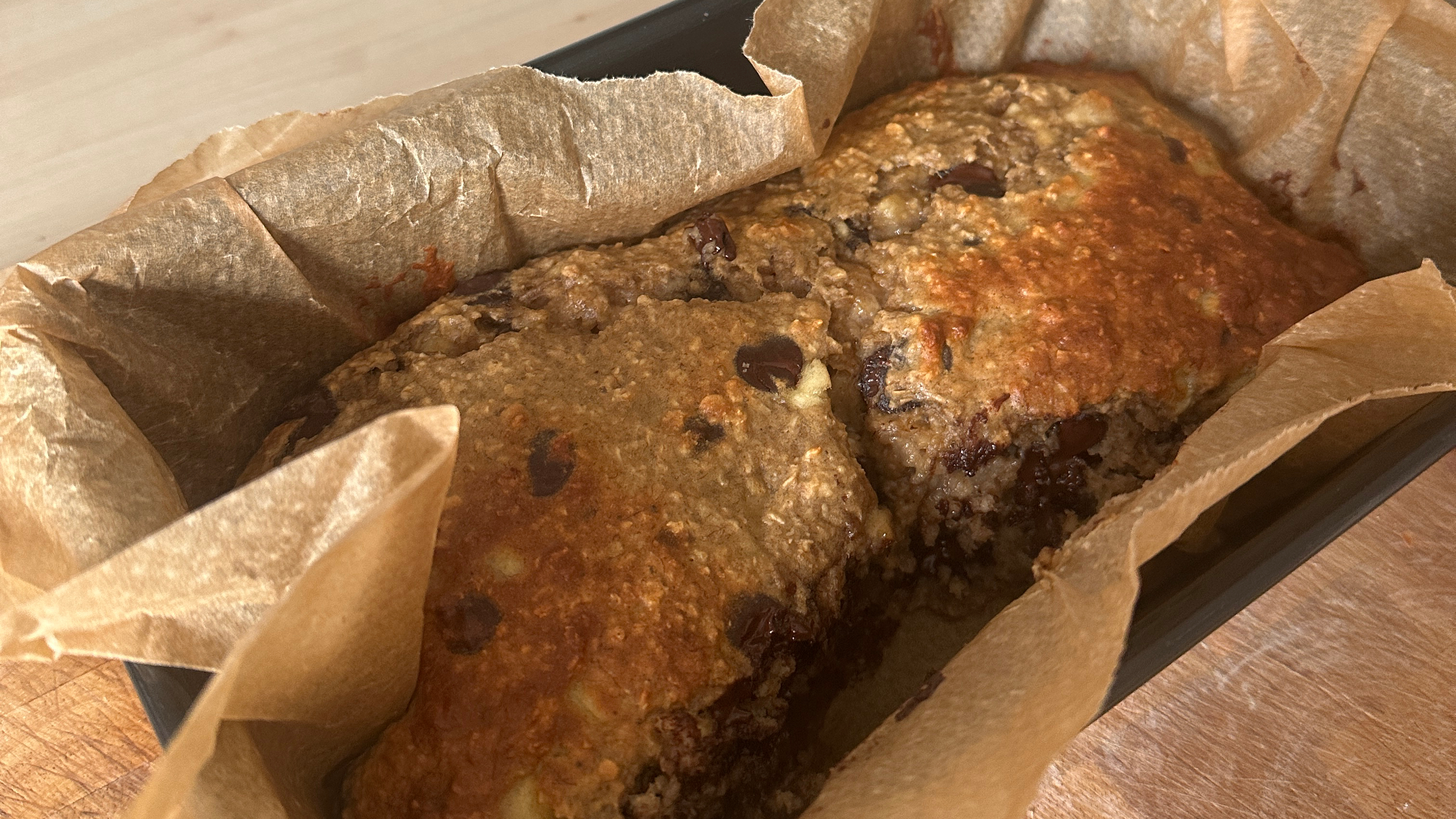 A photo of banana bread created with ChatGPT's help