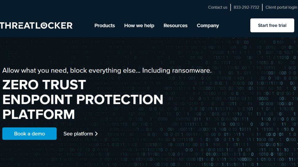 Threatlocker website screenshot (September 2025).