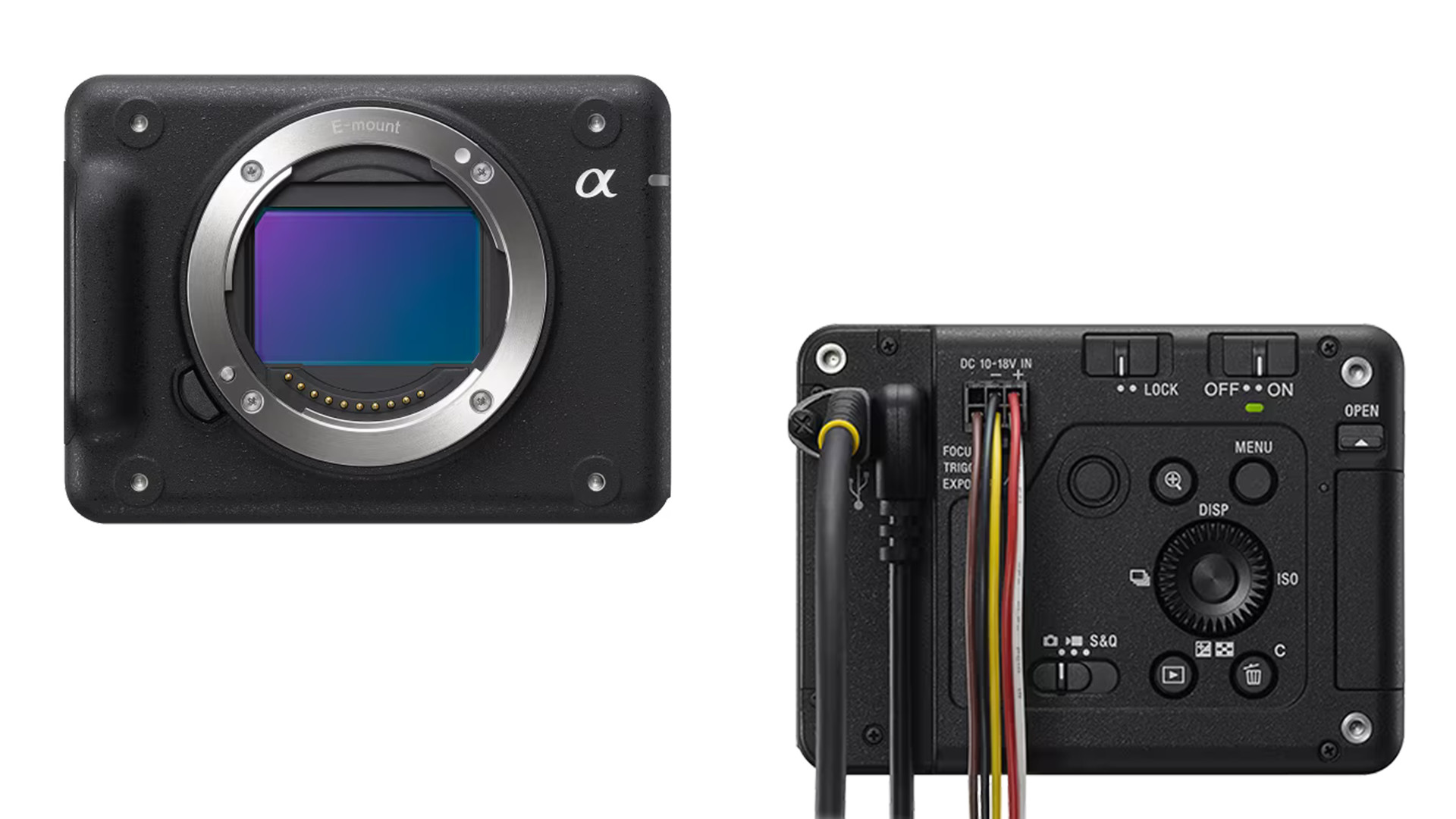 Front and back of Sony ILX-LR1