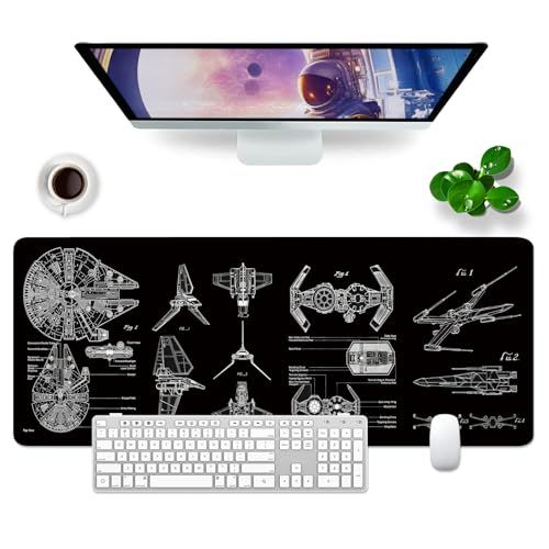 Starships Large Mouse Pad