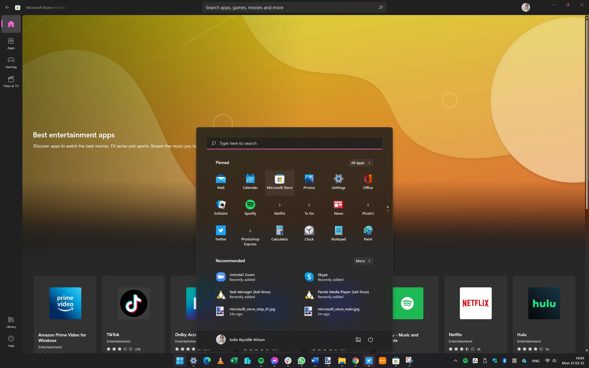 Windows 11 Microsoft Store Step 1