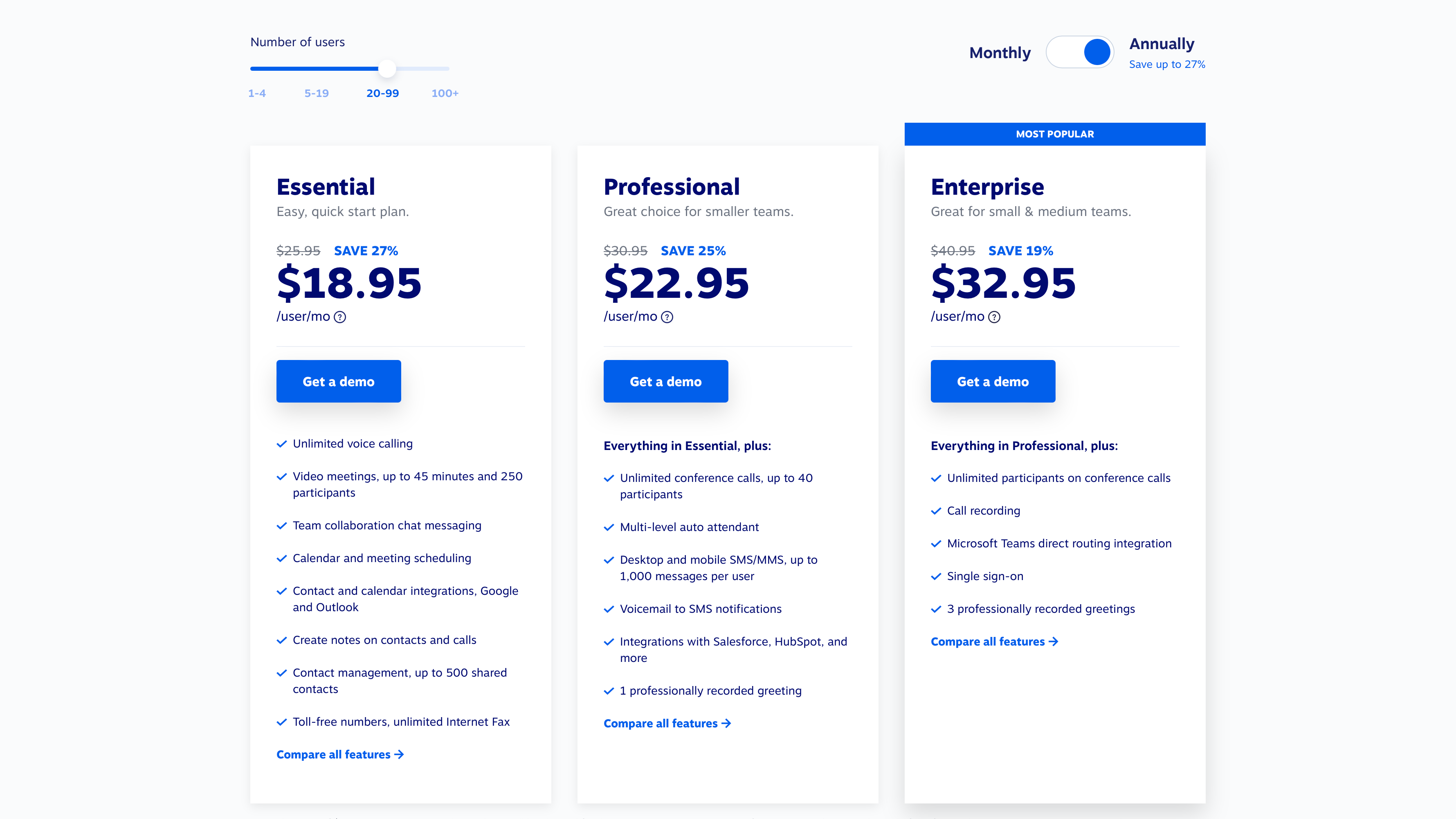 Nextiva VoIP pricing October 2022