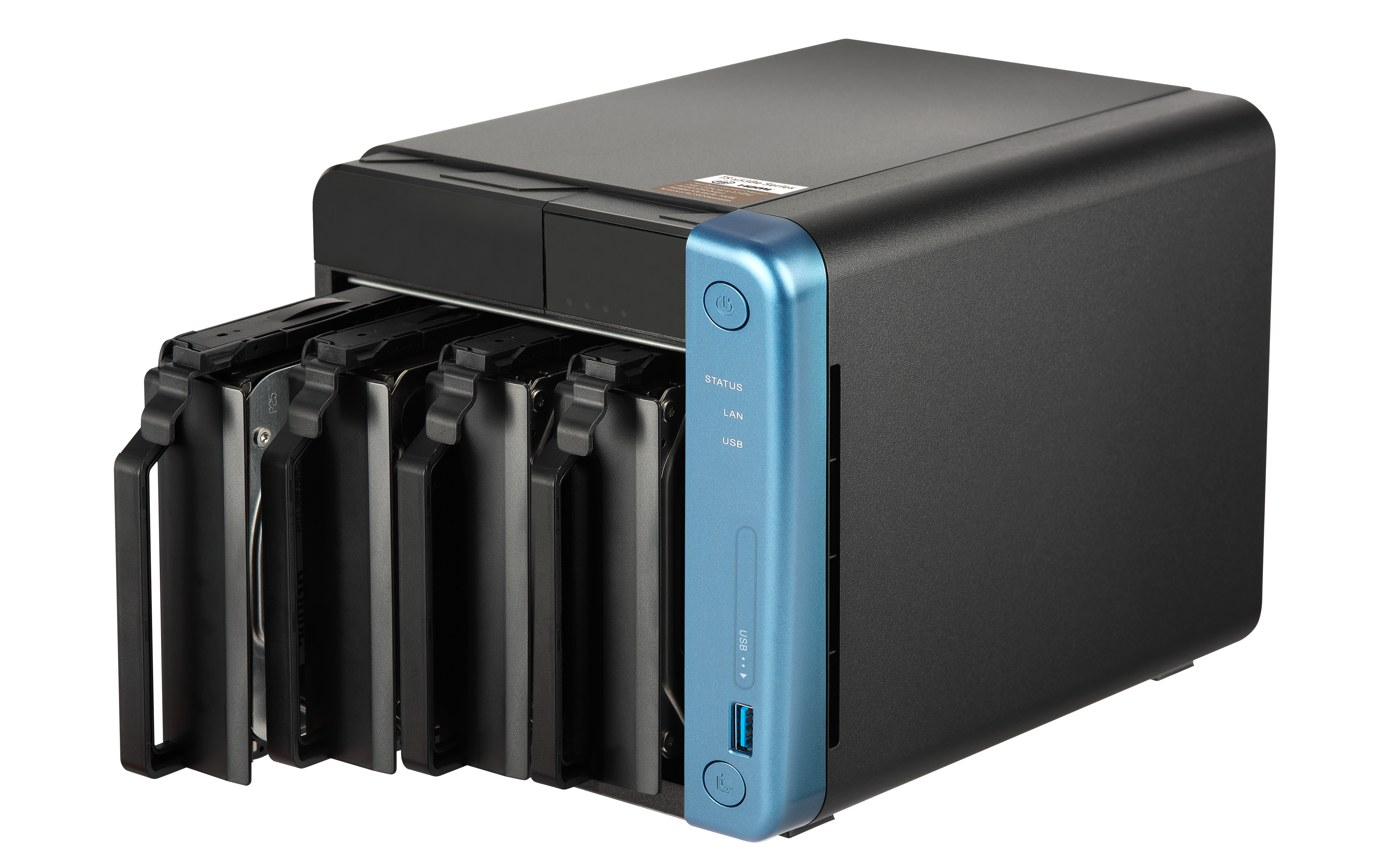 The TS-453Be has four tool-less, hot swap drive bays that can handle both 2.5&amp;rdquo; and 3.5&amp;rdquo; SSDs or HDDs.&amp;nbsp;