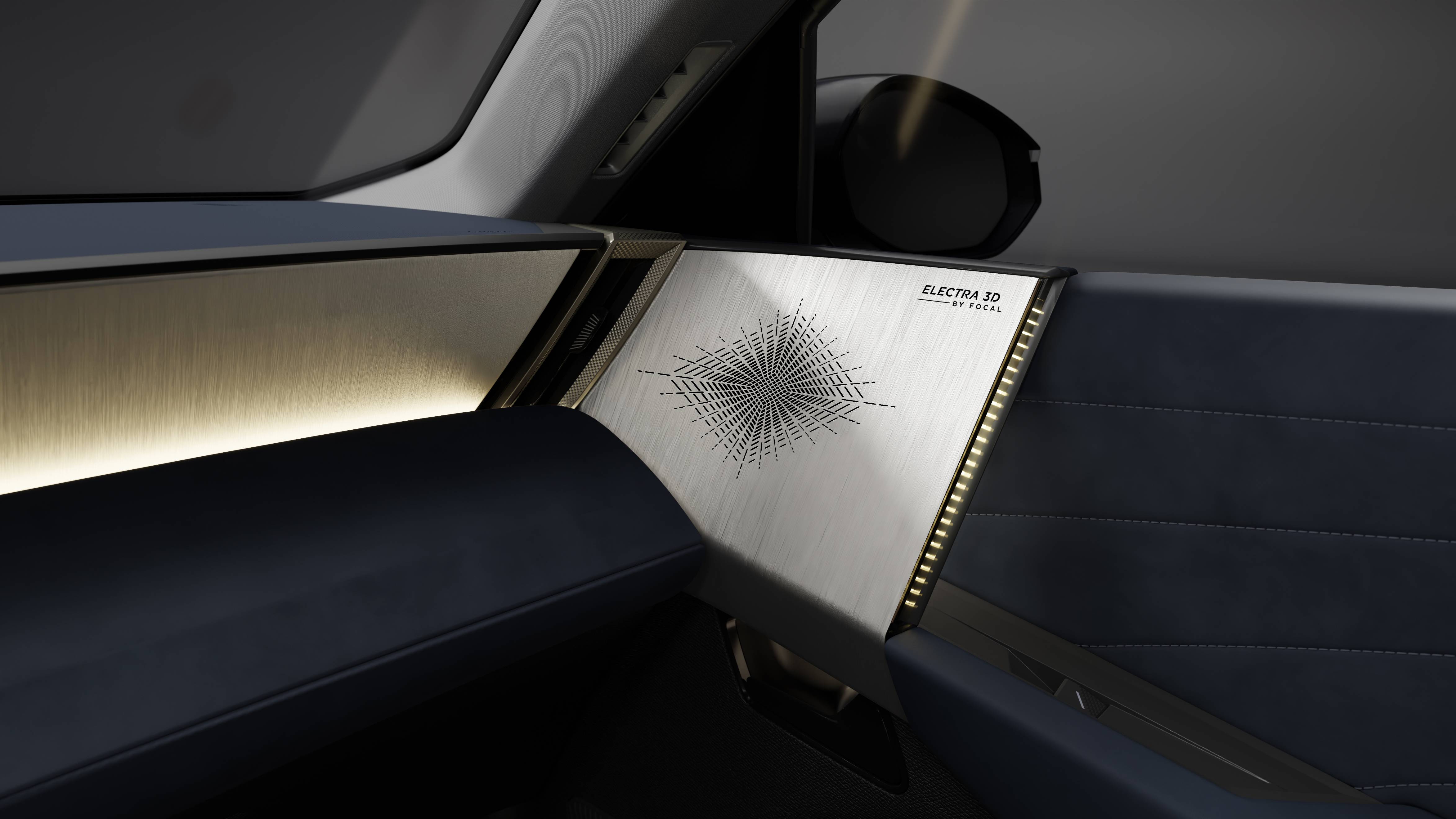 The Focal DS No 7 SUV's in-vehicle audio system.