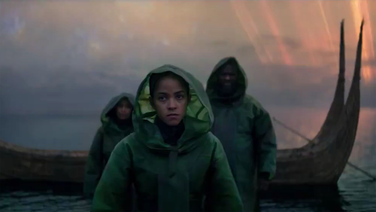 A screenshot of one of the trailers for Apple TV Plus series Foundation