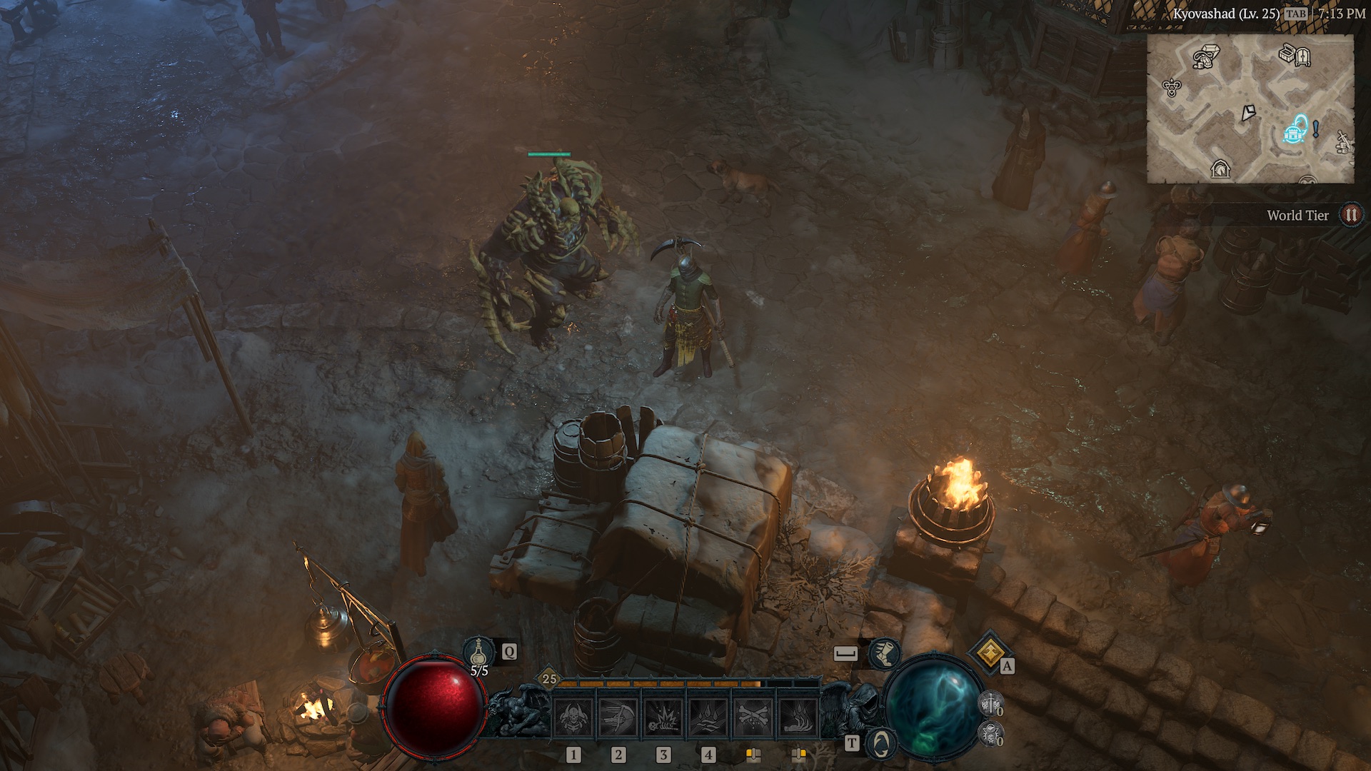 Summoning a Golem in Diablo 4