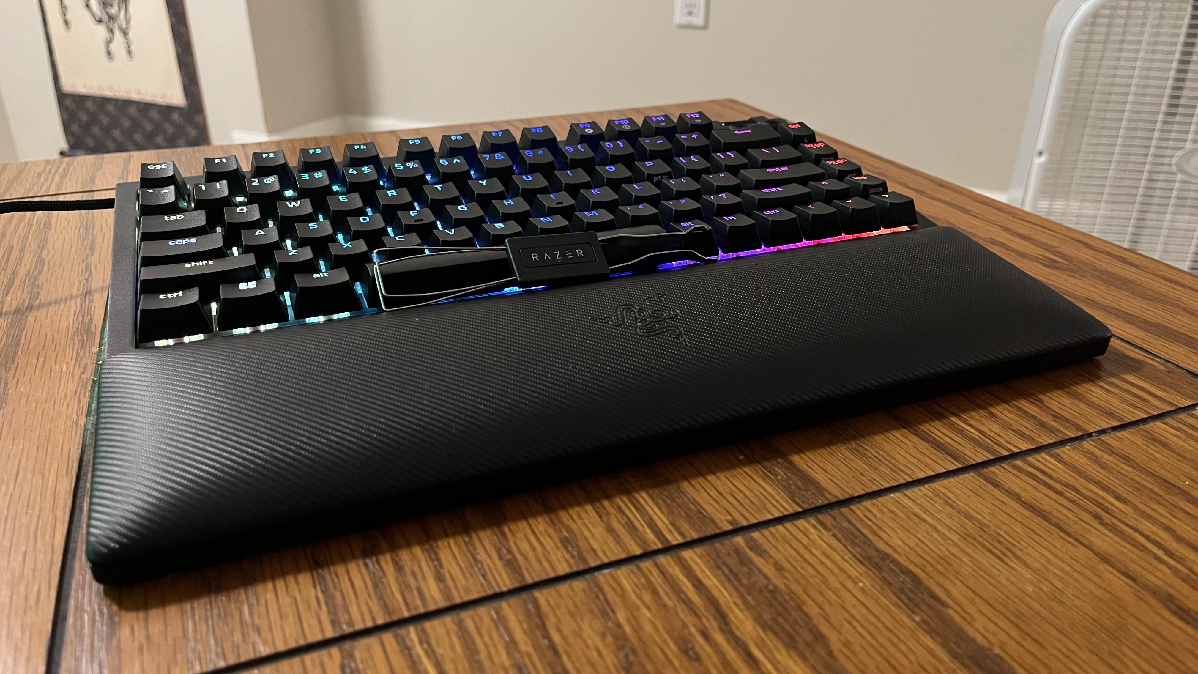 Razer BlackWidow V4 75% on a table