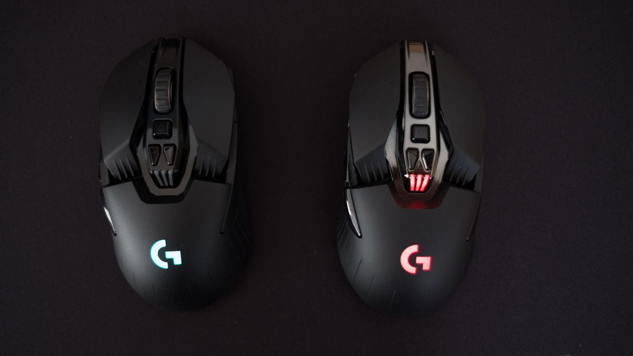 Logitech G903 (left) vs Logitech G900 (right)