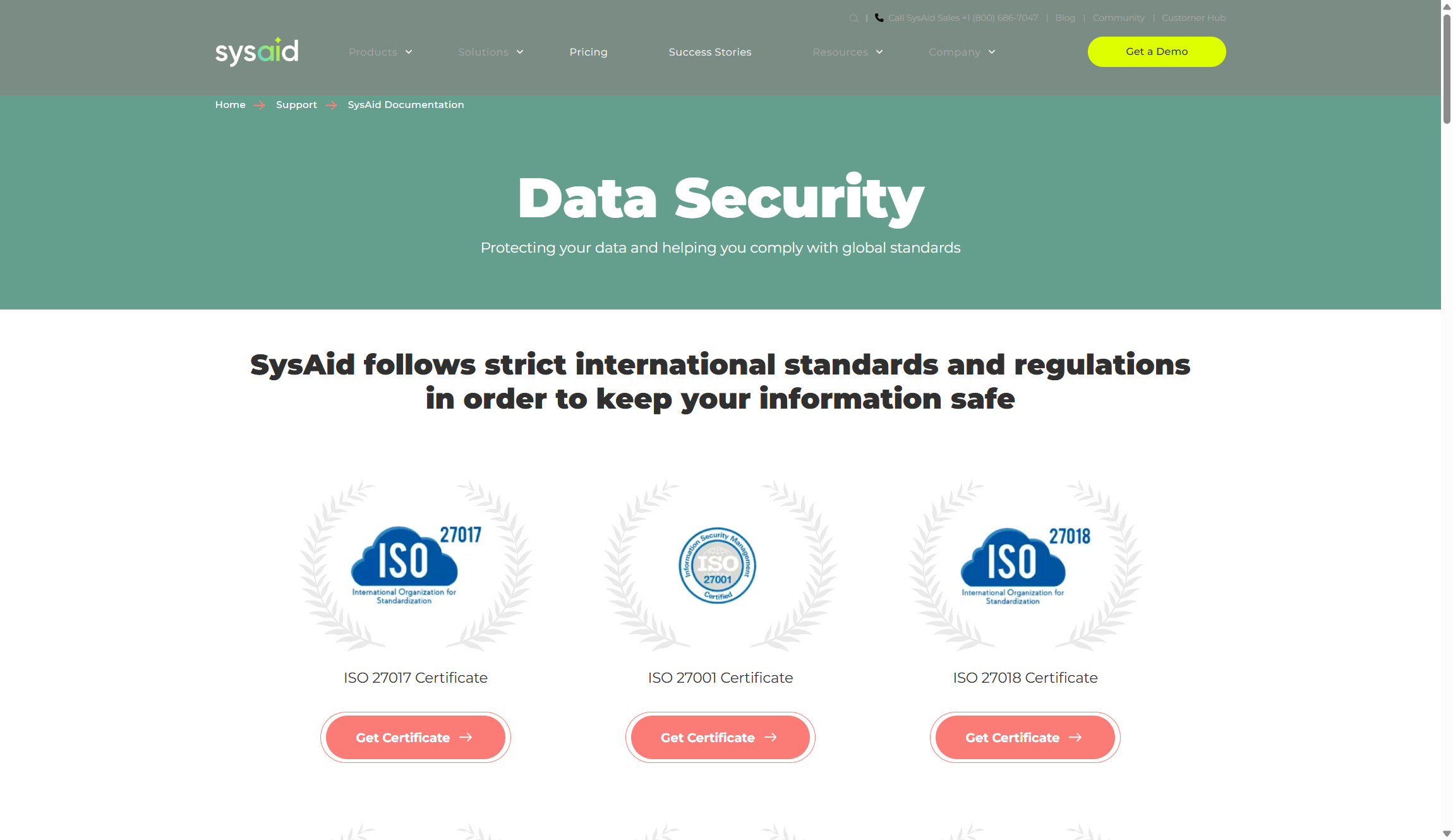 SysAid security notice