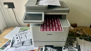The Brother MFC-L8970CDW in a home office during our tests