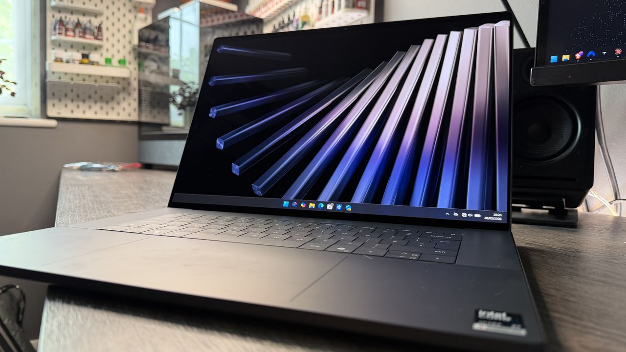 Dell XPS 16 (2026) laptop in an office