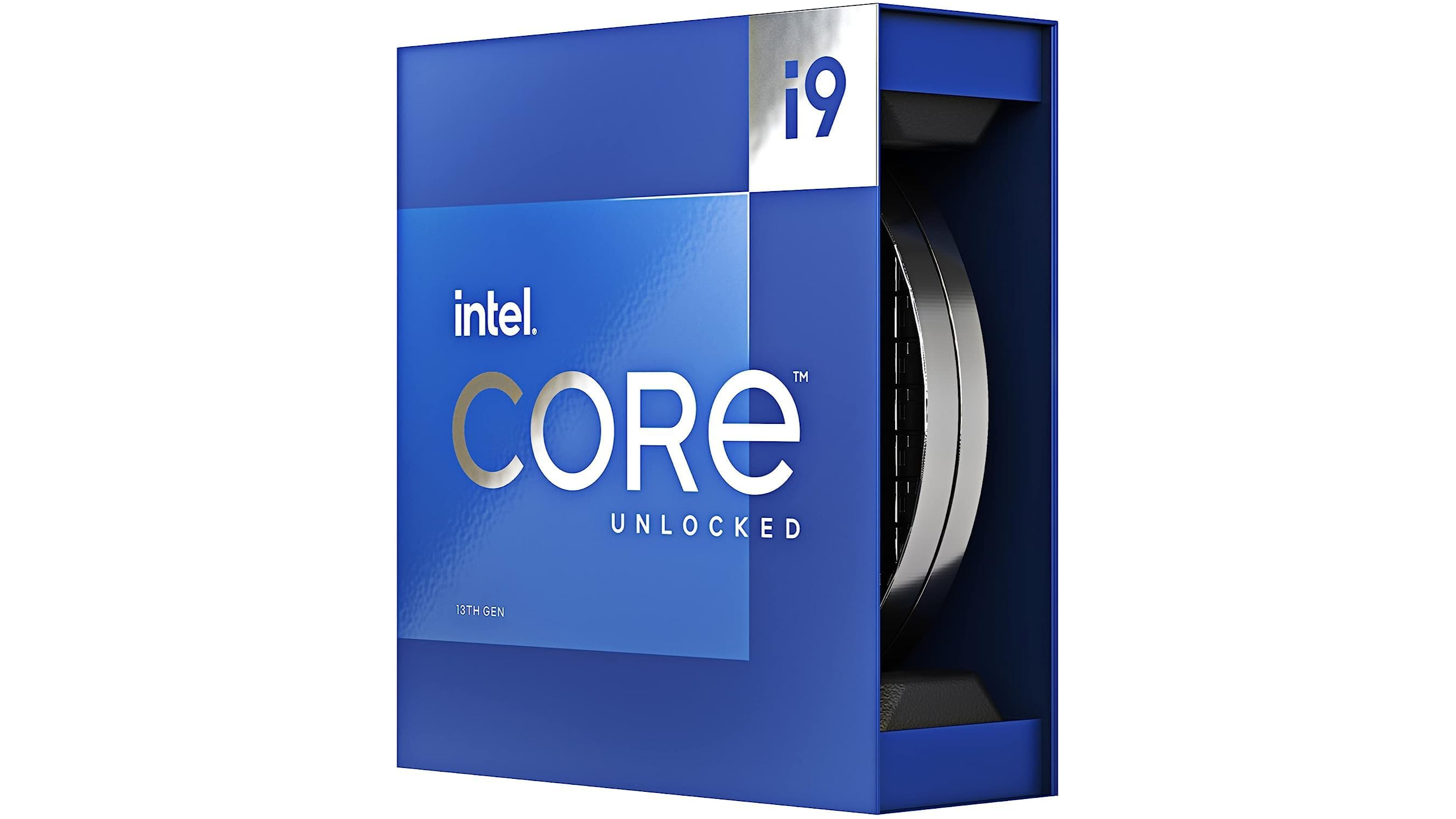 An Intel i9-13900K against a white background