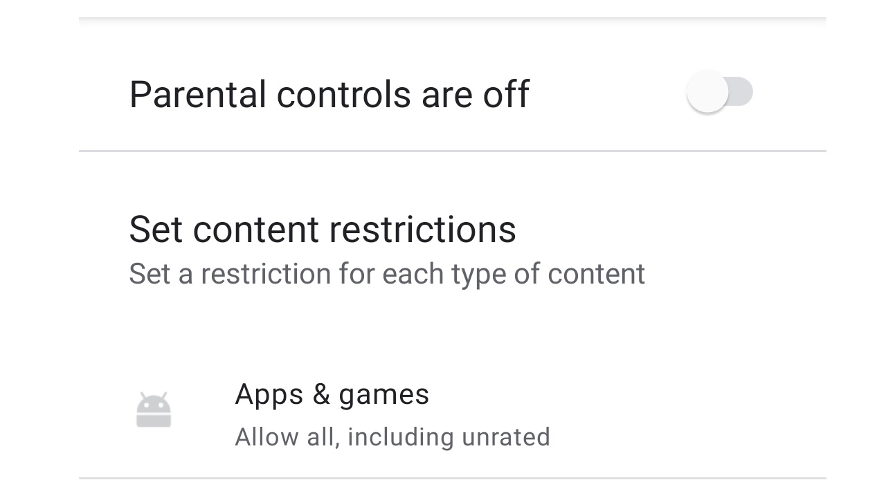 How to use parental controls in Android